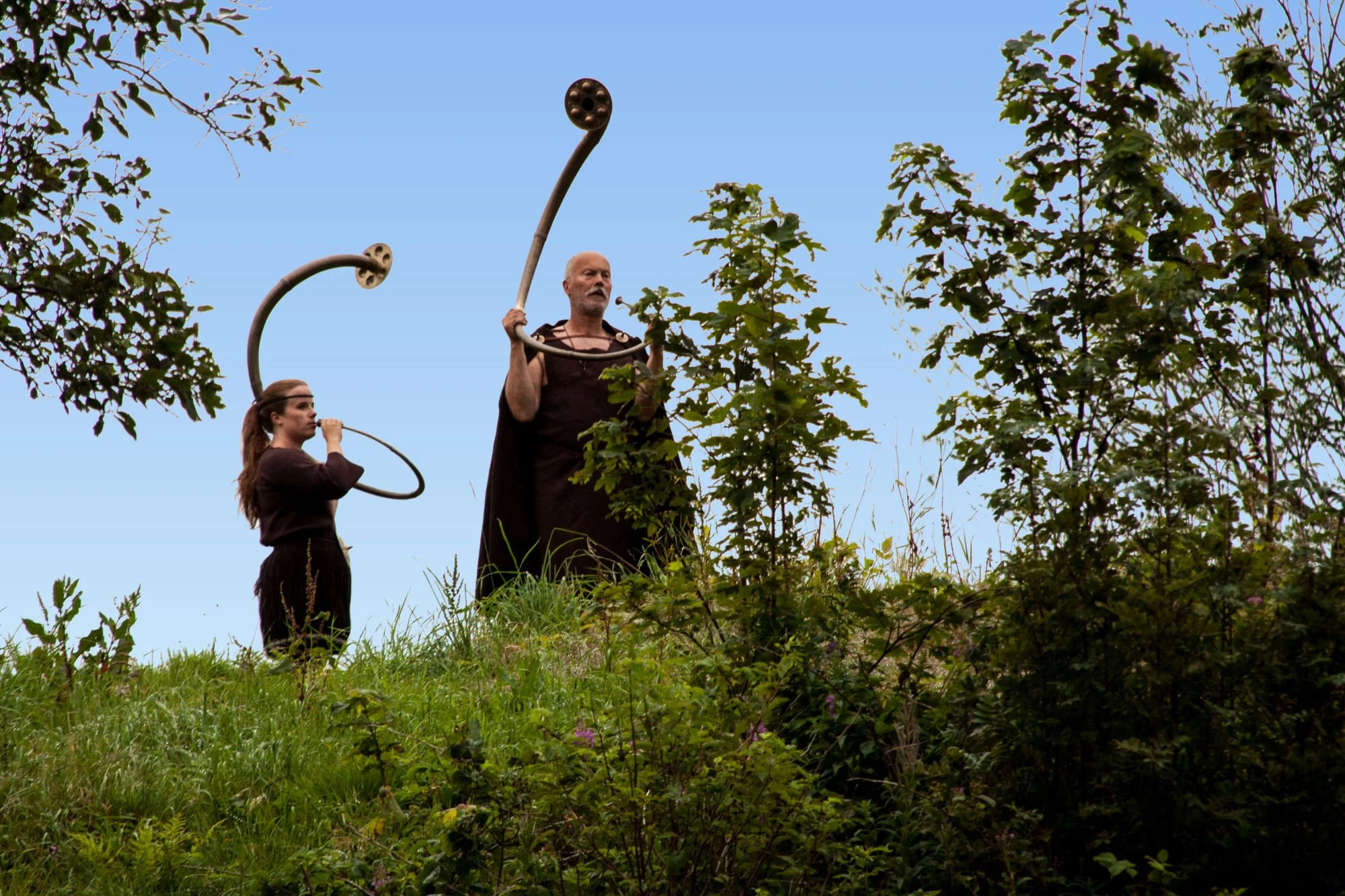 Blowing the Bronze Age horns.jpg