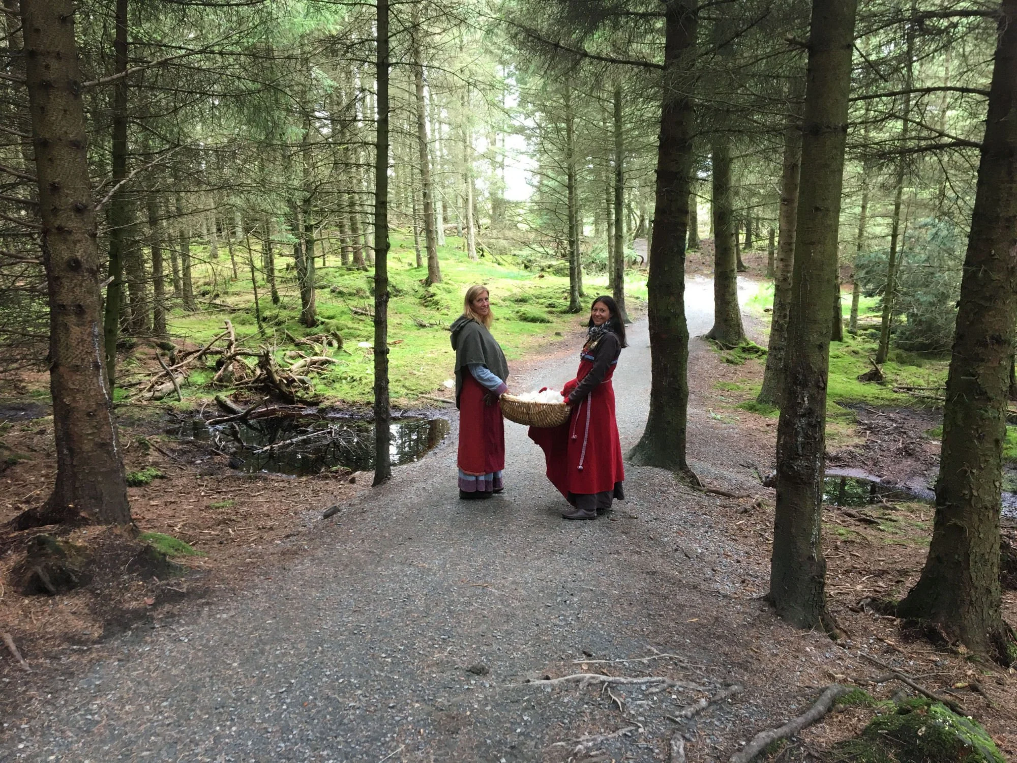 In the wood by the Viking Farm. Photo Marit S. Vea.jpg