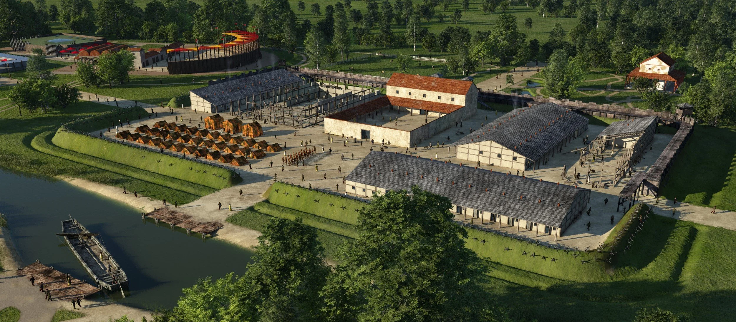 EXARC Members Lead a Proposal for Rome Limes Park