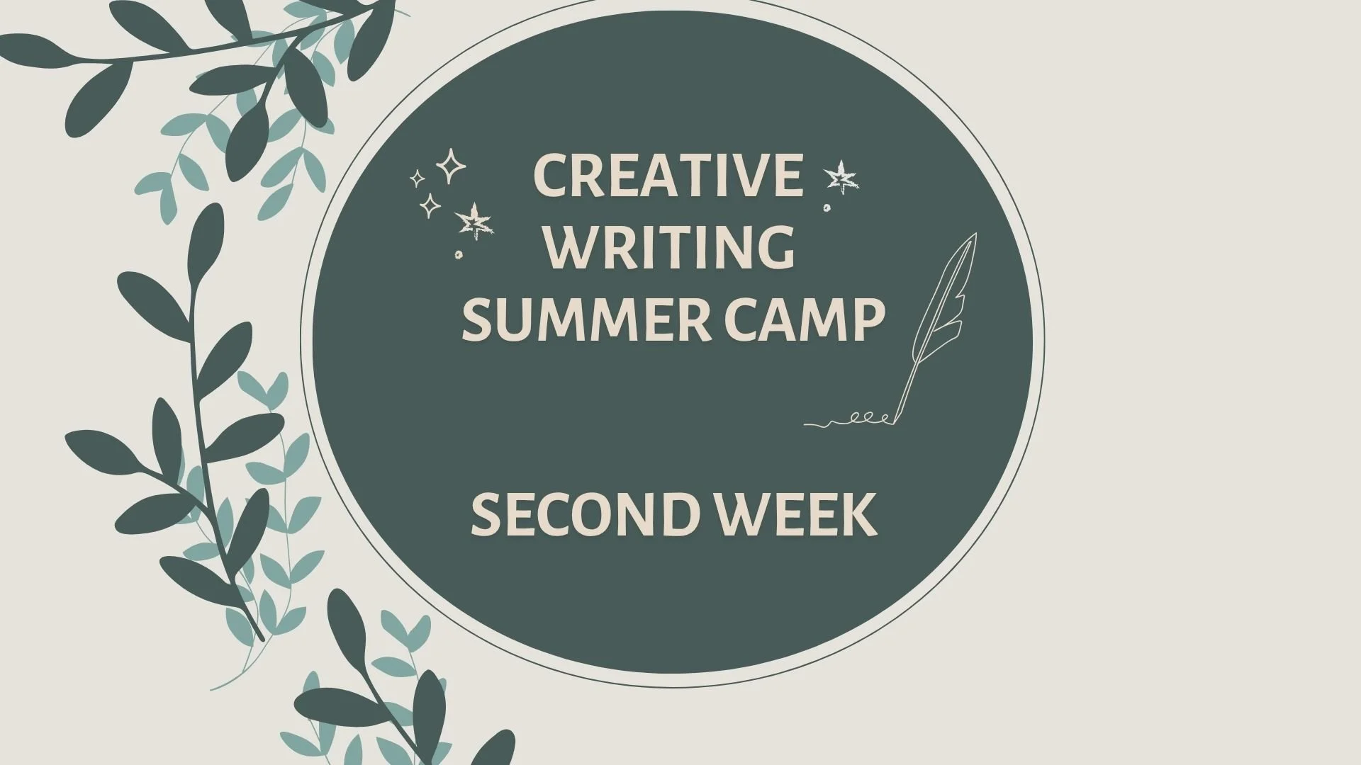 Creative Writing Summer Camp at Ellē: Week 2