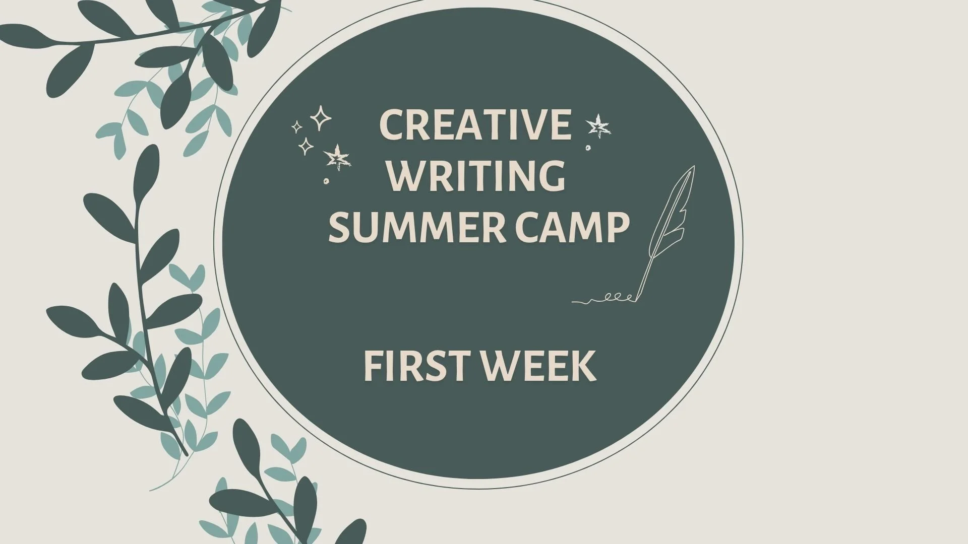 Creative Writing Summer Camp at Ellē: Week 1
