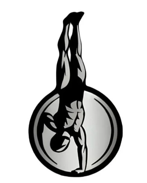 Geometric drawing of an outline square with sections divided by vertical, horizontal, and diagonal lines.