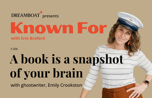 A Book is a Snapshot of Your Brain, with Emily Crookston
