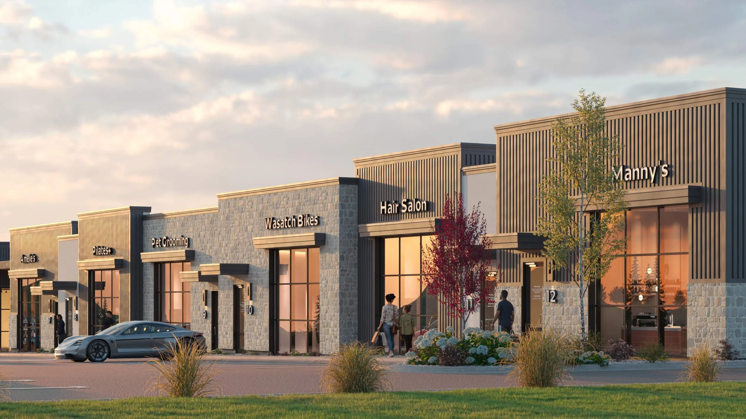 Front facade closeup