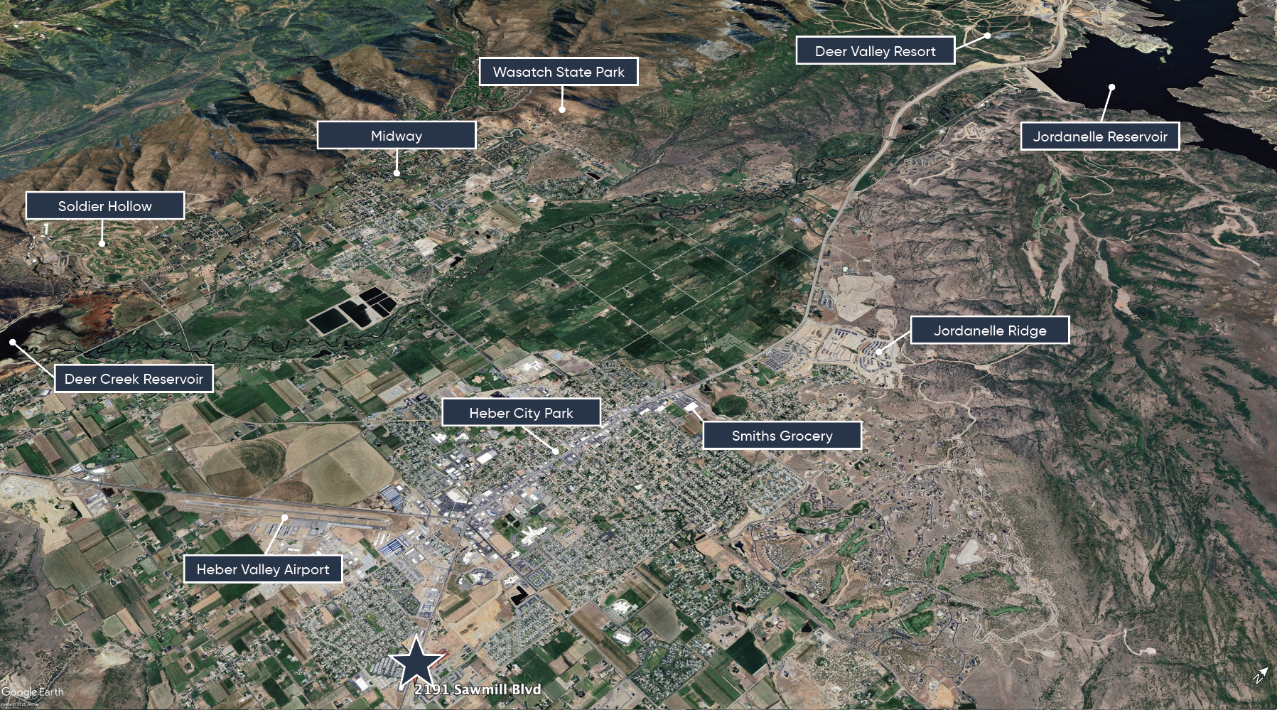 Heber Valley Utah Map