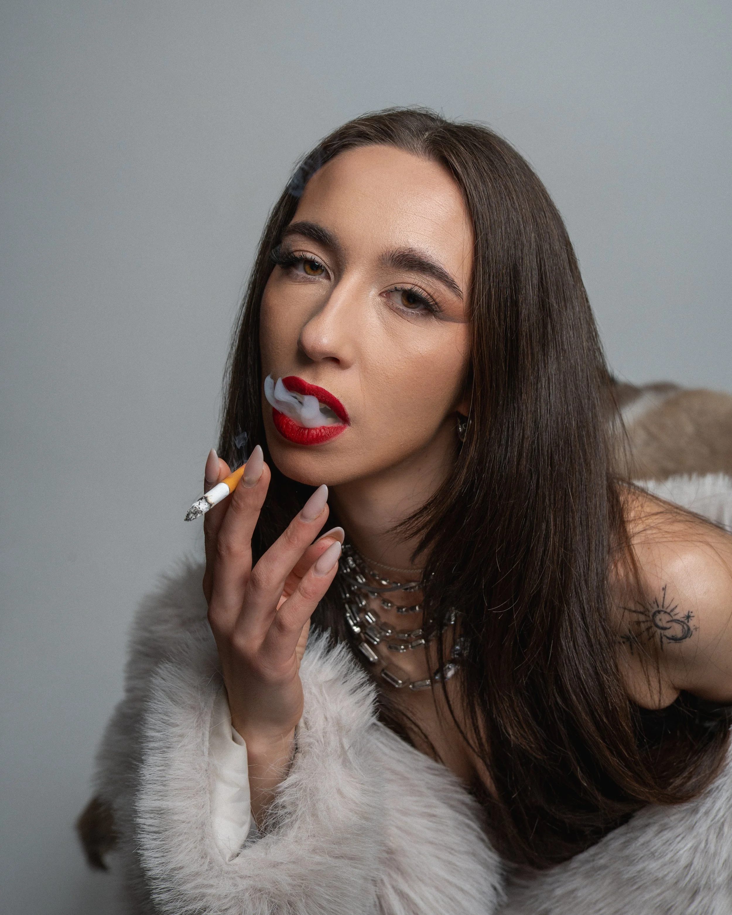 Fashion editorial – studio beauty portrait · fashion photographer A.J.Jiménez