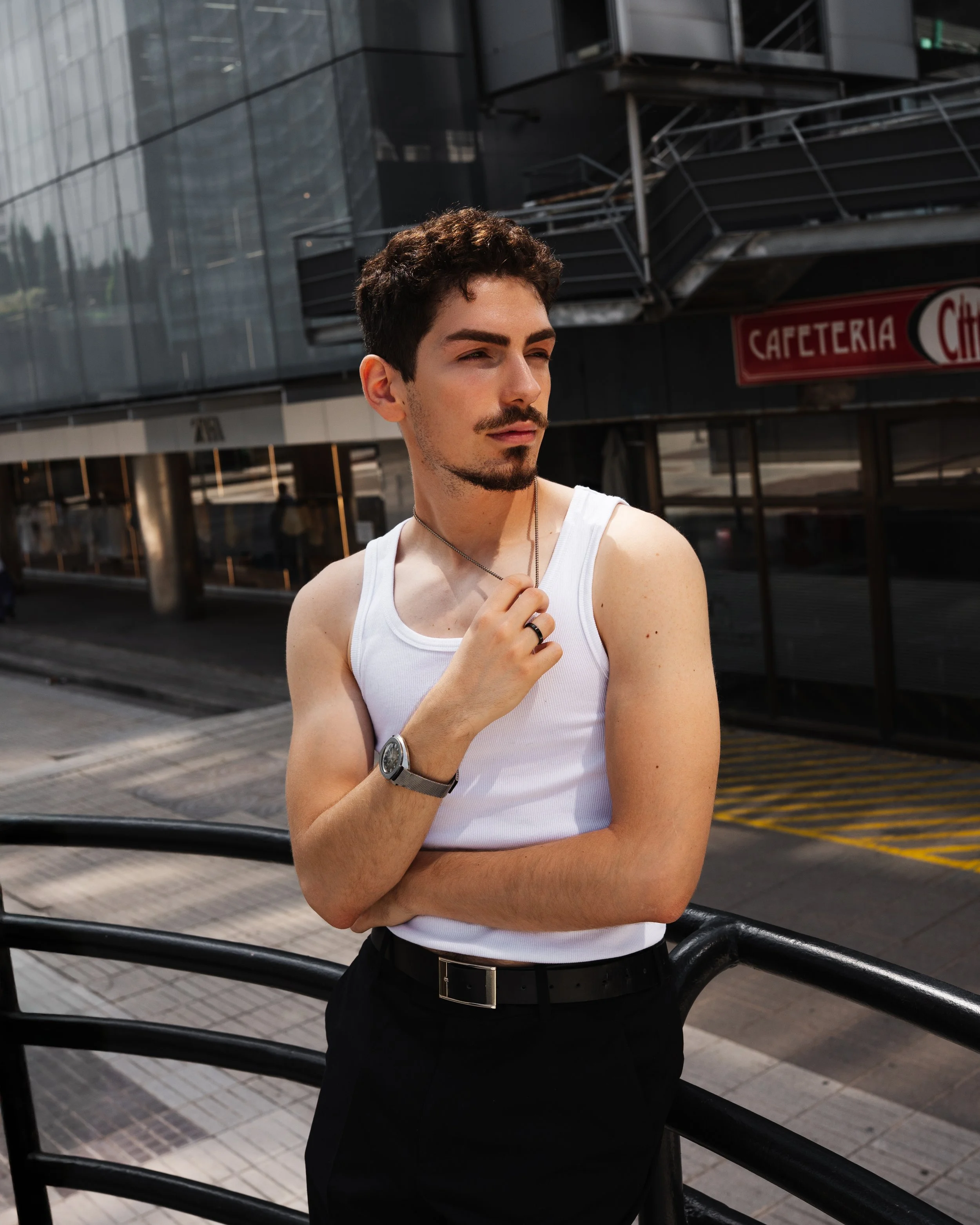 Outdoor fashion campaign – male model street style · fashion film & photography Madrid