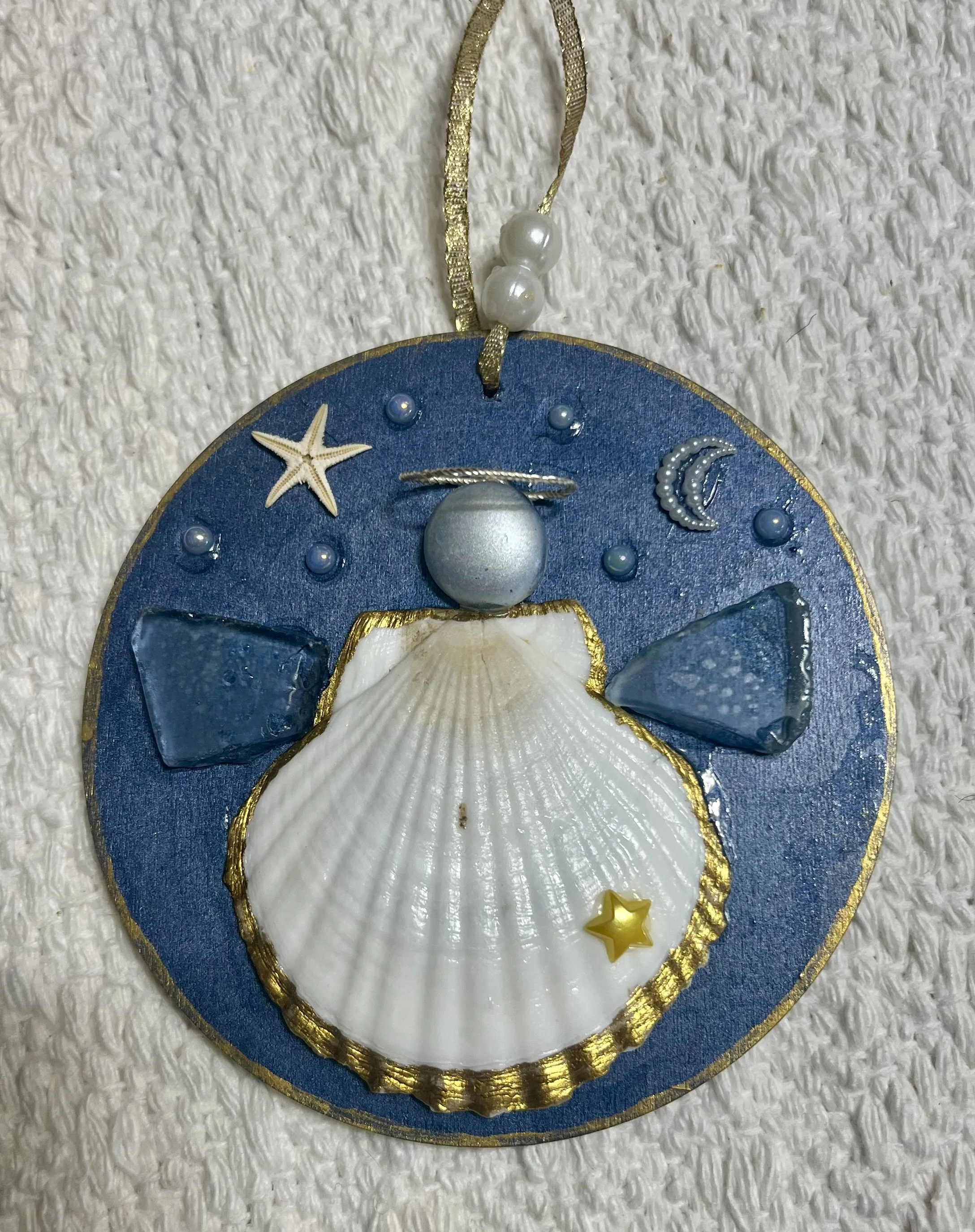 Sea Shell Angel Ornament