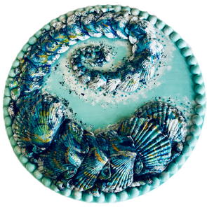 Seashell Wave Wall Art