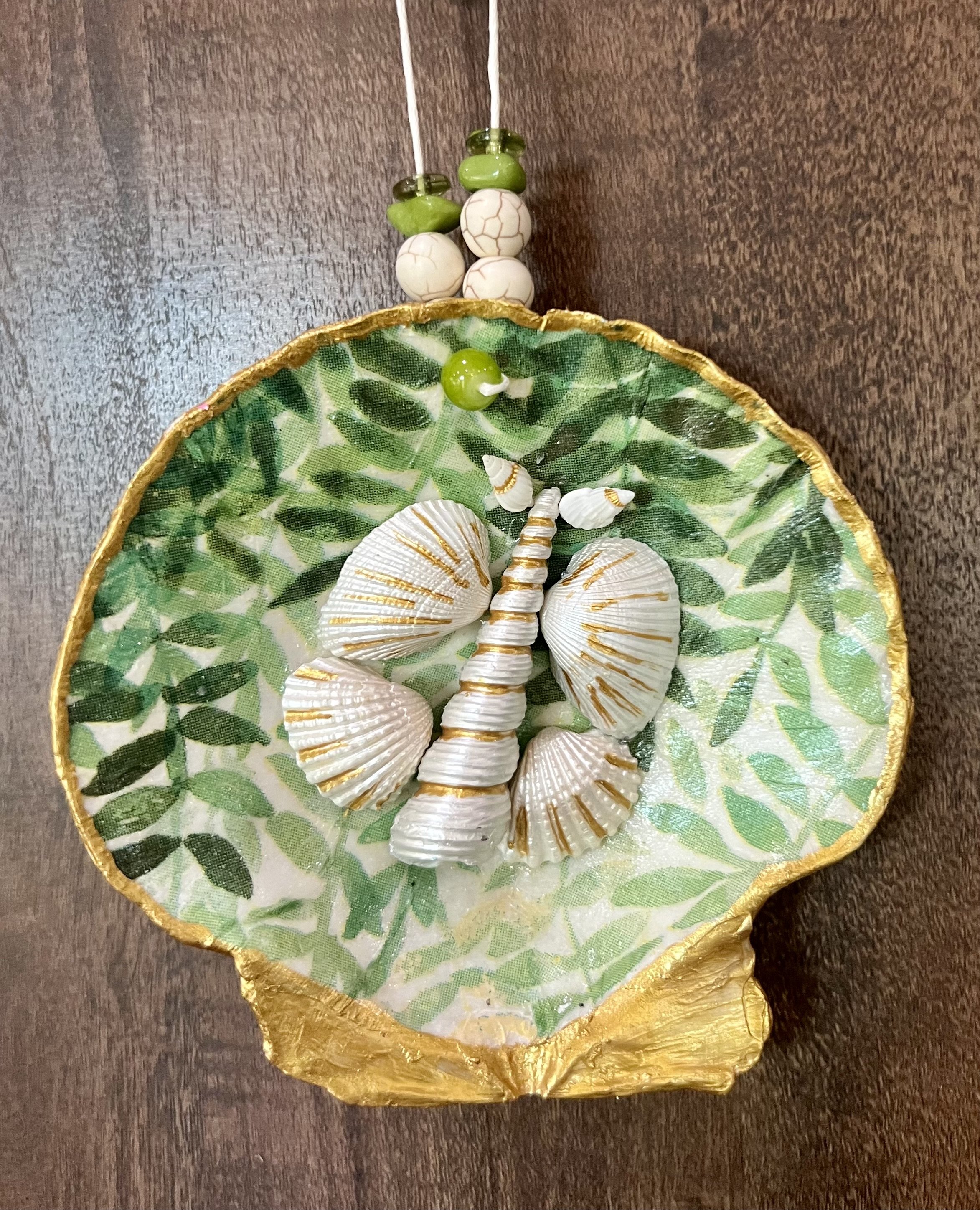 Sea Shell Butterfly Ornament