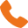 oranges Telefon Icon