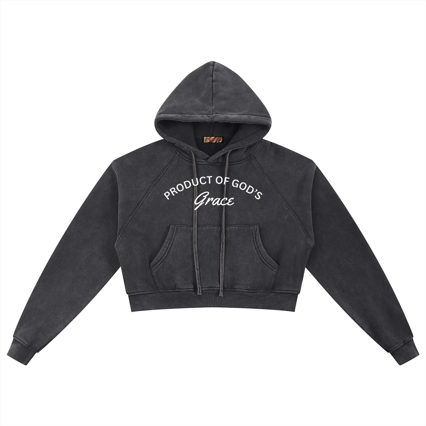 PRODUCT OF GRACE — CROPPED HOODIE