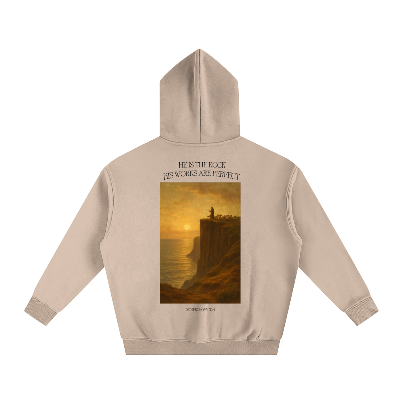 Deuteronomy 32:4 Gray Apricot