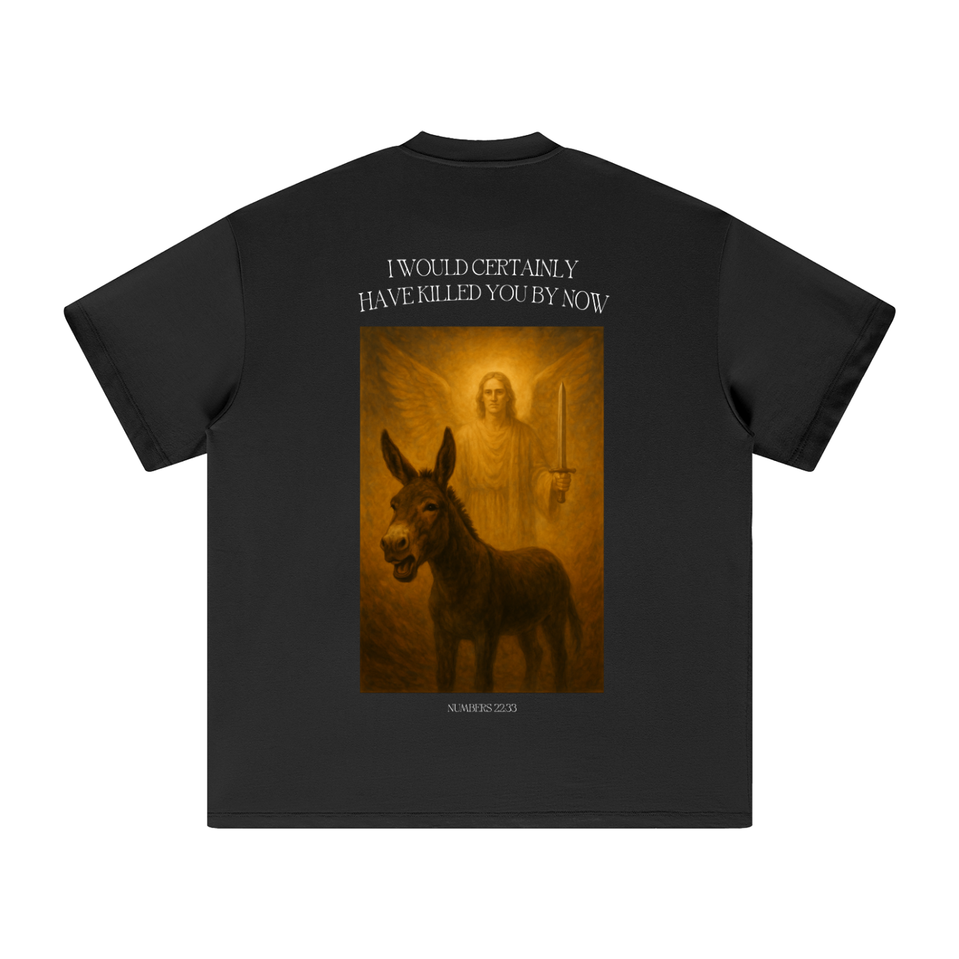Numbers 22:33 Black