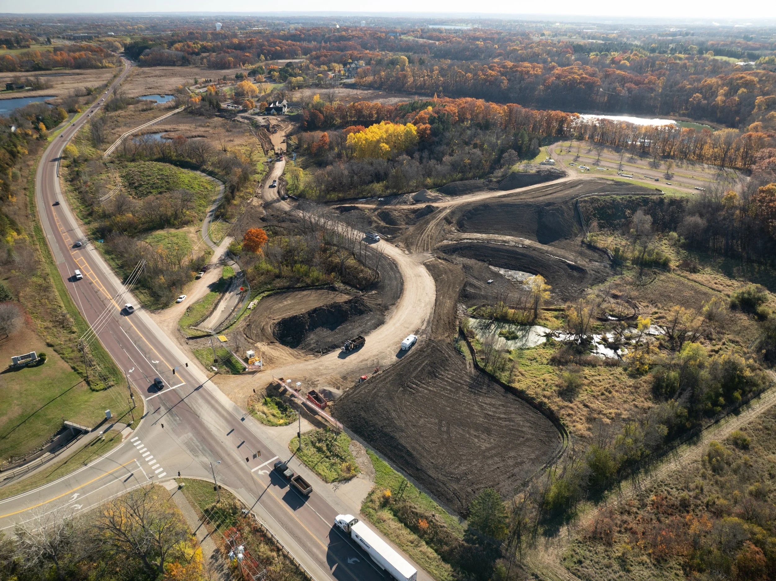 UMN Minnesota Landscape Arboretum New Entrance