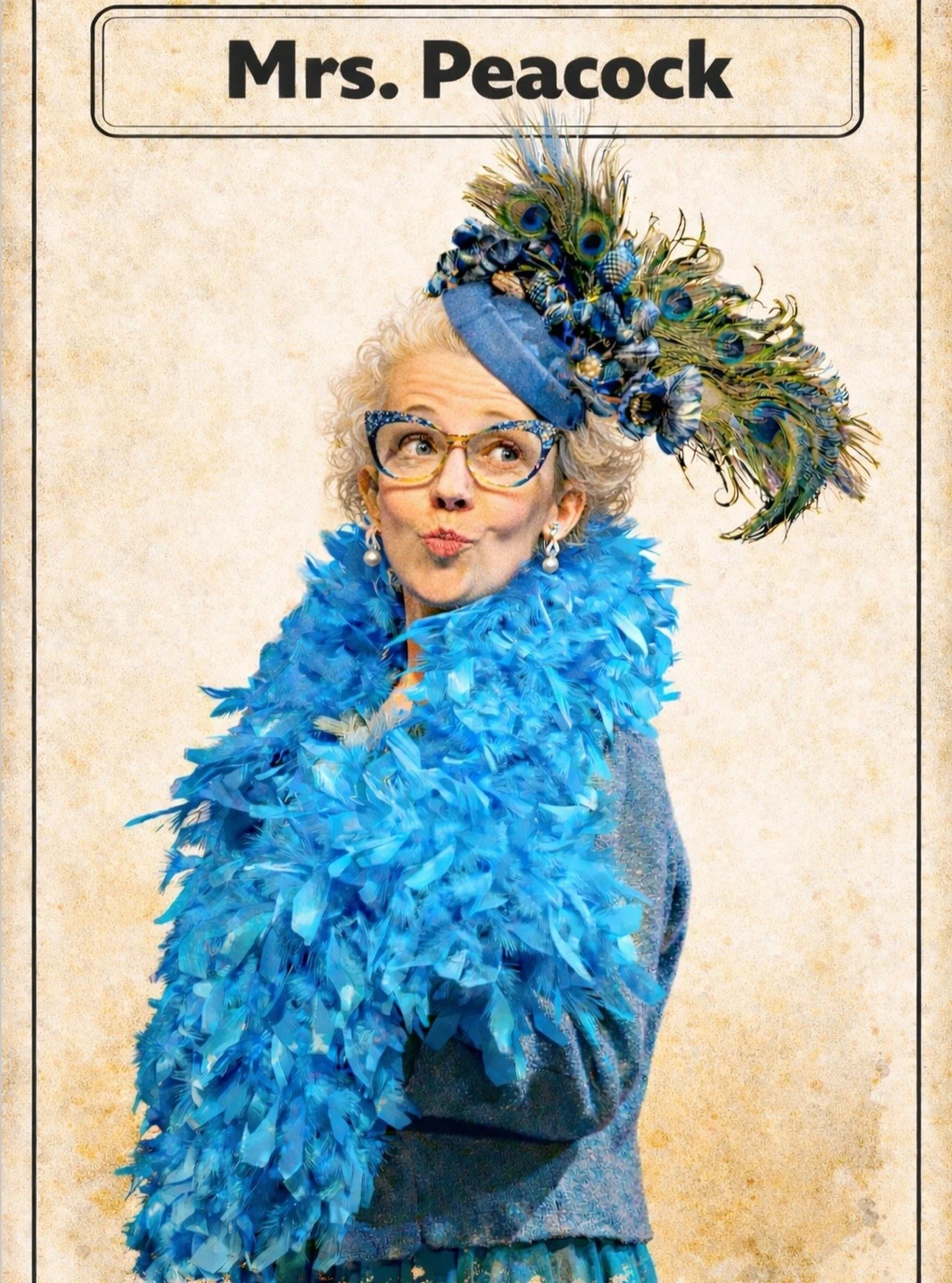 Peacock: Oh my. All this excitement. If you'll excuse me, I have to uh...is there a little girl's room?
Yvette: Oui oui, madame.
Peacock: No, I just want to powder my nose.

April 10, 11, 17 &amp; 18 at 7:30PM and April 12 &amp; 19 at 2PM
Tickets at 