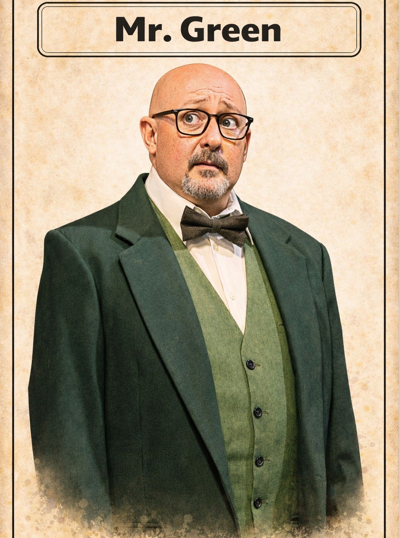 Wadsworth: There's evidence to support the question of....your politics.
Green: My politics?! Since when is working for the Republican party a crime?
Clue: On Stage at the Dorset Playhouse April 10, 11, 17 &amp; 18 at 7:30PM and April 12 &amp; 19 at 