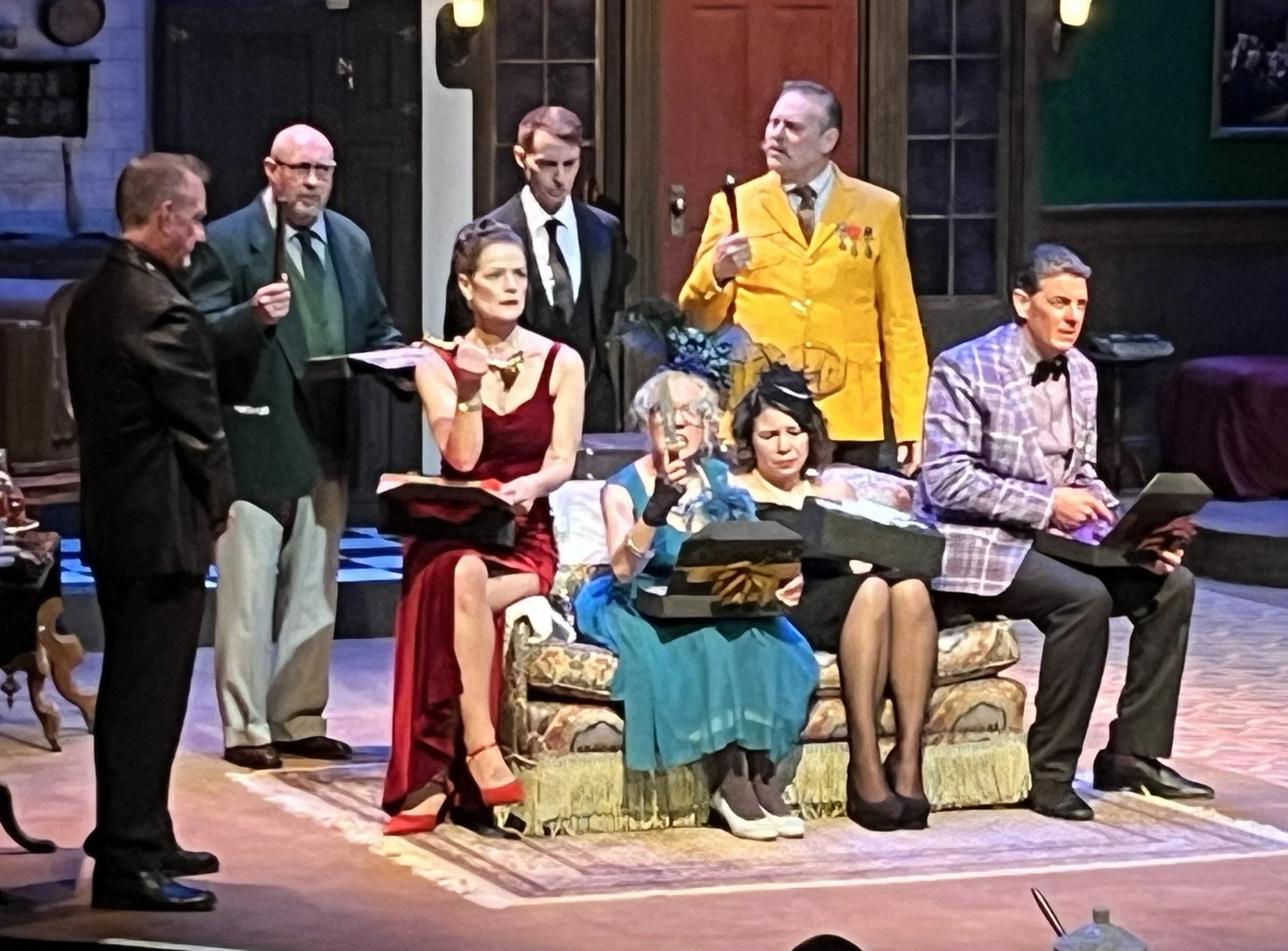 Final weekend! Don't miss the hilarious hijinks of Clue: On Stage at the Dorset Playhouse! April 17 &amp; 18 at 7:30PM and April 19 at 2PM. Tickets at https://dorsetplayers.org or call 802-867-5777. Cash bar hosted by Haystack catering on April 17th.