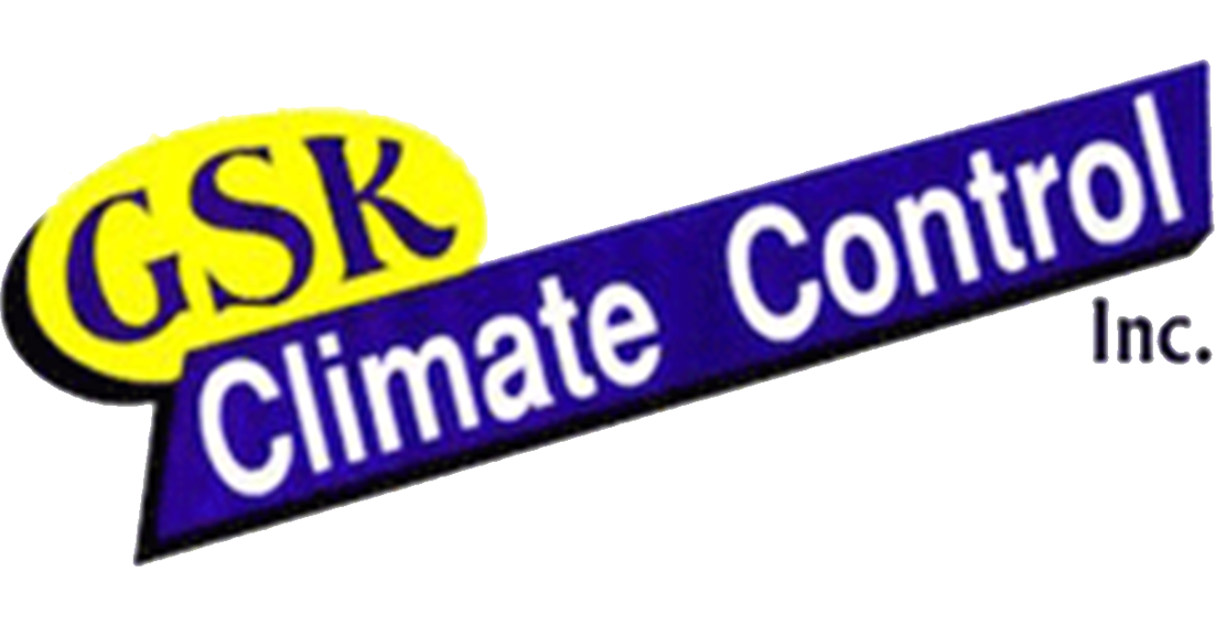 GSK Climate Control product logo with yellow and purple colors.
