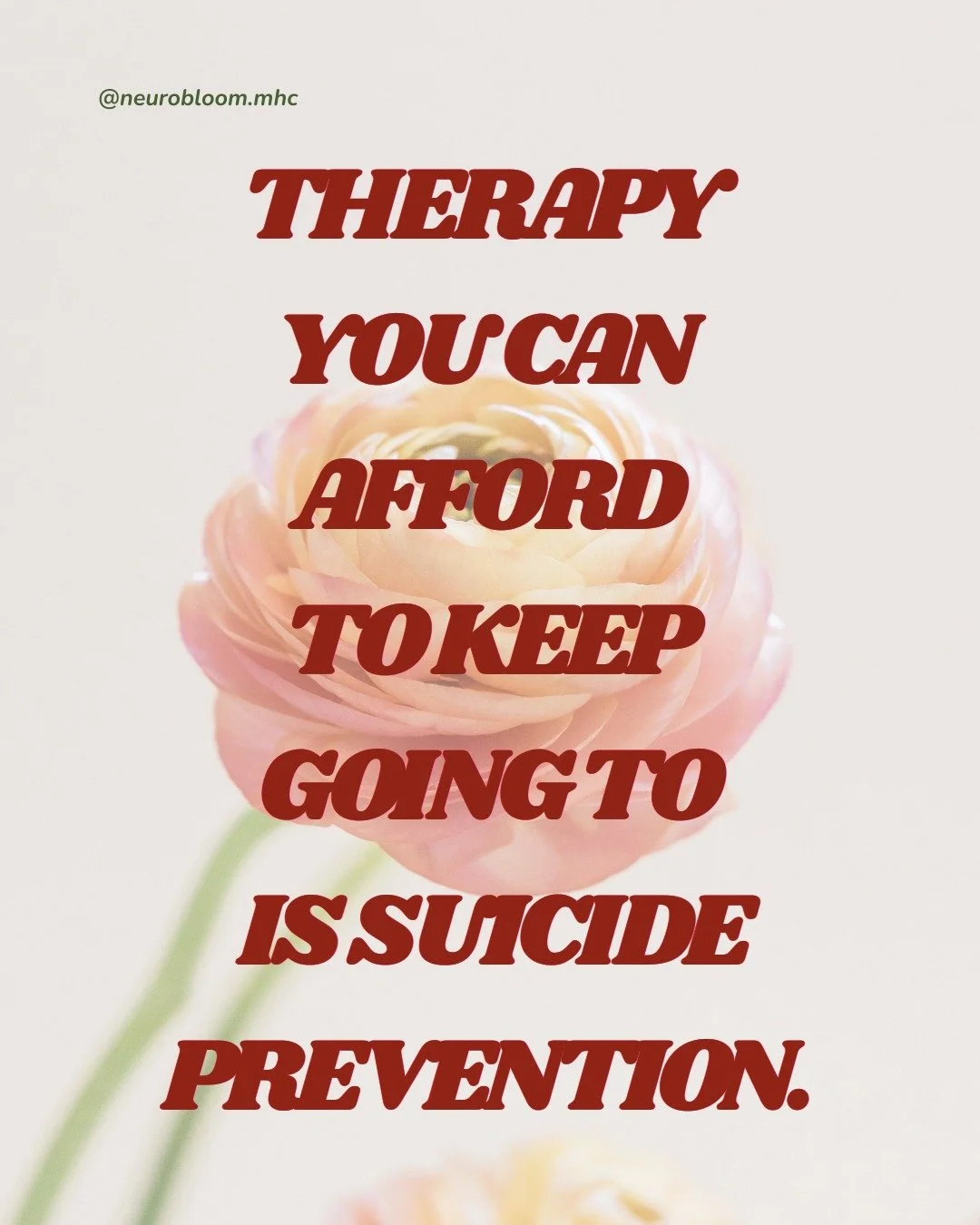 Folks shouldn't have to reach a breaking point before support becomes available.

Accessible, culturally responsive, identity-affirming care creates conditions where people can feel understood, remain connected, and receive support earlier.
.
.
.
.
.