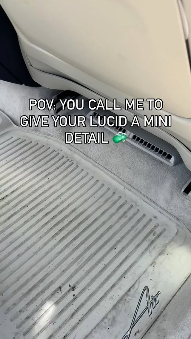 ✨ There’s something about bringing a luxury EV back to that fresh-off-the-lot look that just hits different. Today’s Lucid got a Luxe Touch mini detail — quick, efficient, and packed with results that speak for themselves. 🧼🚘 From