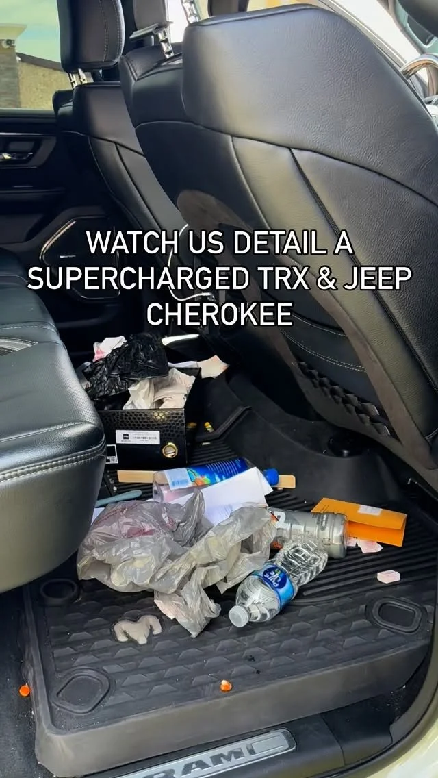 Bringing a Ram TRX and Jeep Cherokee back to life in one session. Two completely different rides, but both leaving with the same Luxe Touch finish. Clean, sharp, and ready to turn heads anywhere they go. That’s the standard every client gets wh