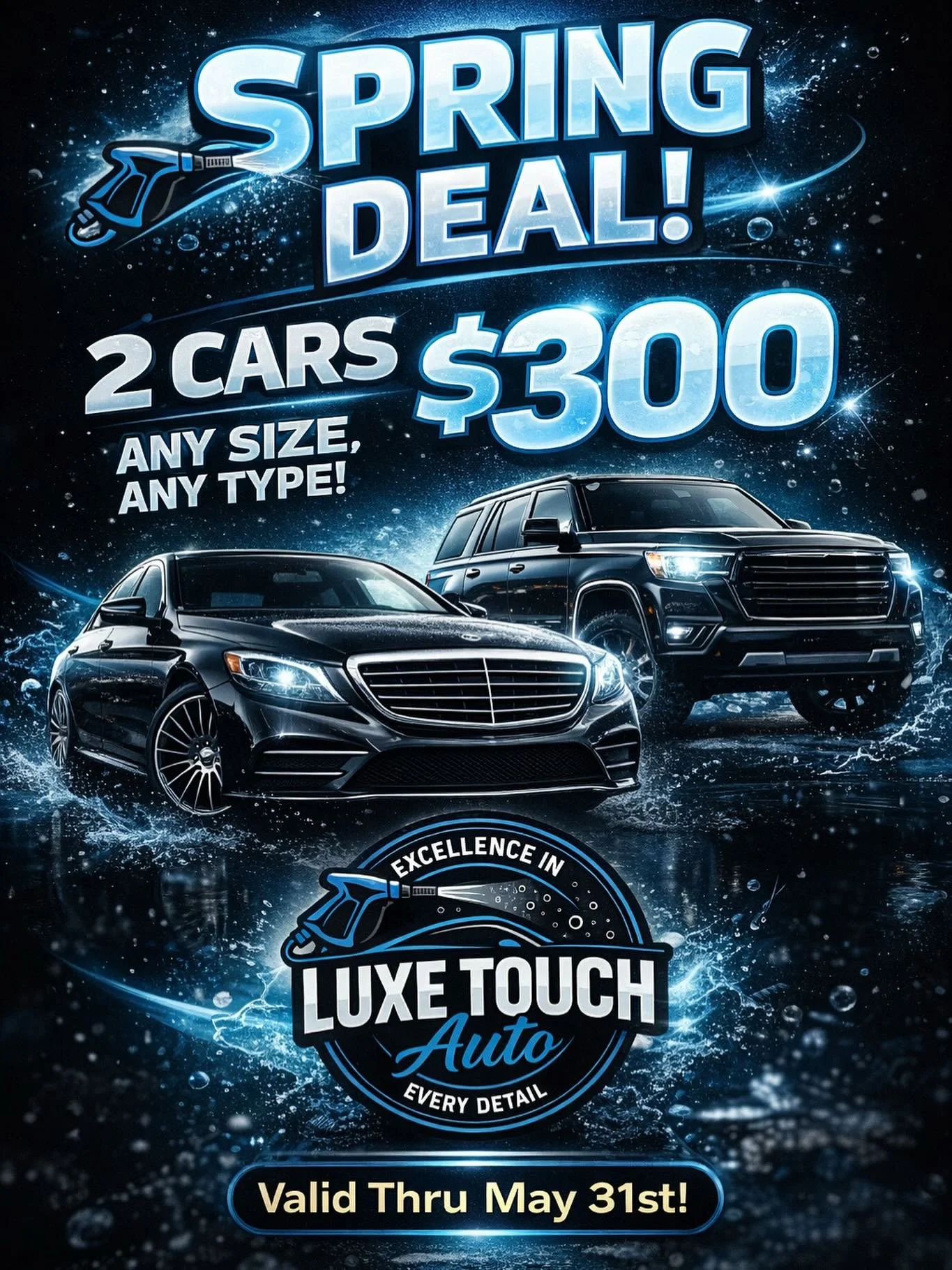 ⚠️Our Deals Are Back For The Spring!!!⚠️

GET 2 CARS ANY SIZE, ANY TYPE FULLY DETAILED FOR ONLY $300‼️‼️

DON'T MISS OUT ON THIS OPPORTUNITY TO GET YOUR INVESTMENT LOOKING CLEAN FOR THE SPRING‼️‼️

#luxetouchauto #springdeals #miamidetailers #fyp #vi