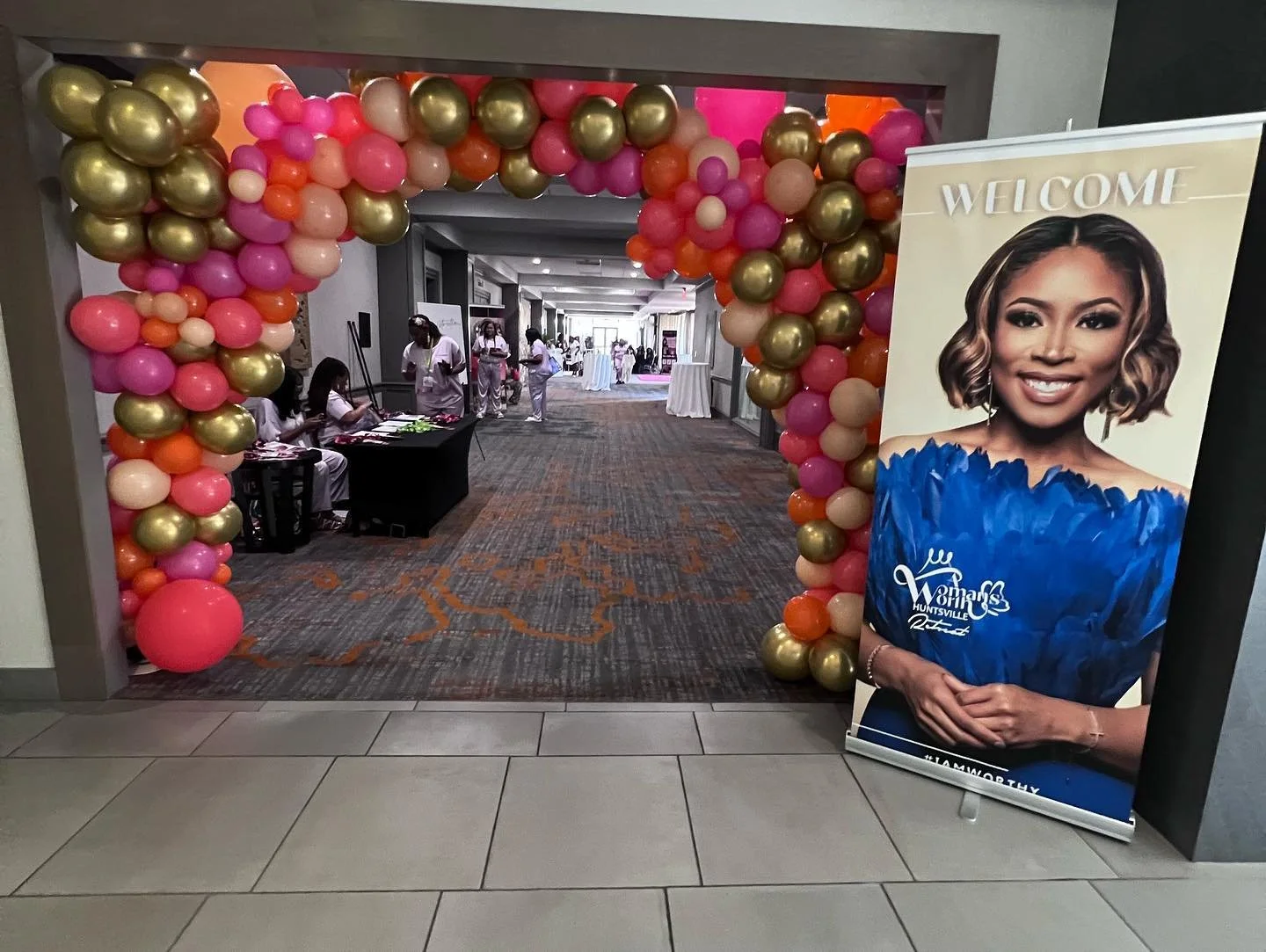Special thanks to @awomansworthhsv for allowing us to bring some Photobooth fun this weekend. #hallwayrentals #photoboothfun📸 #iamworthy