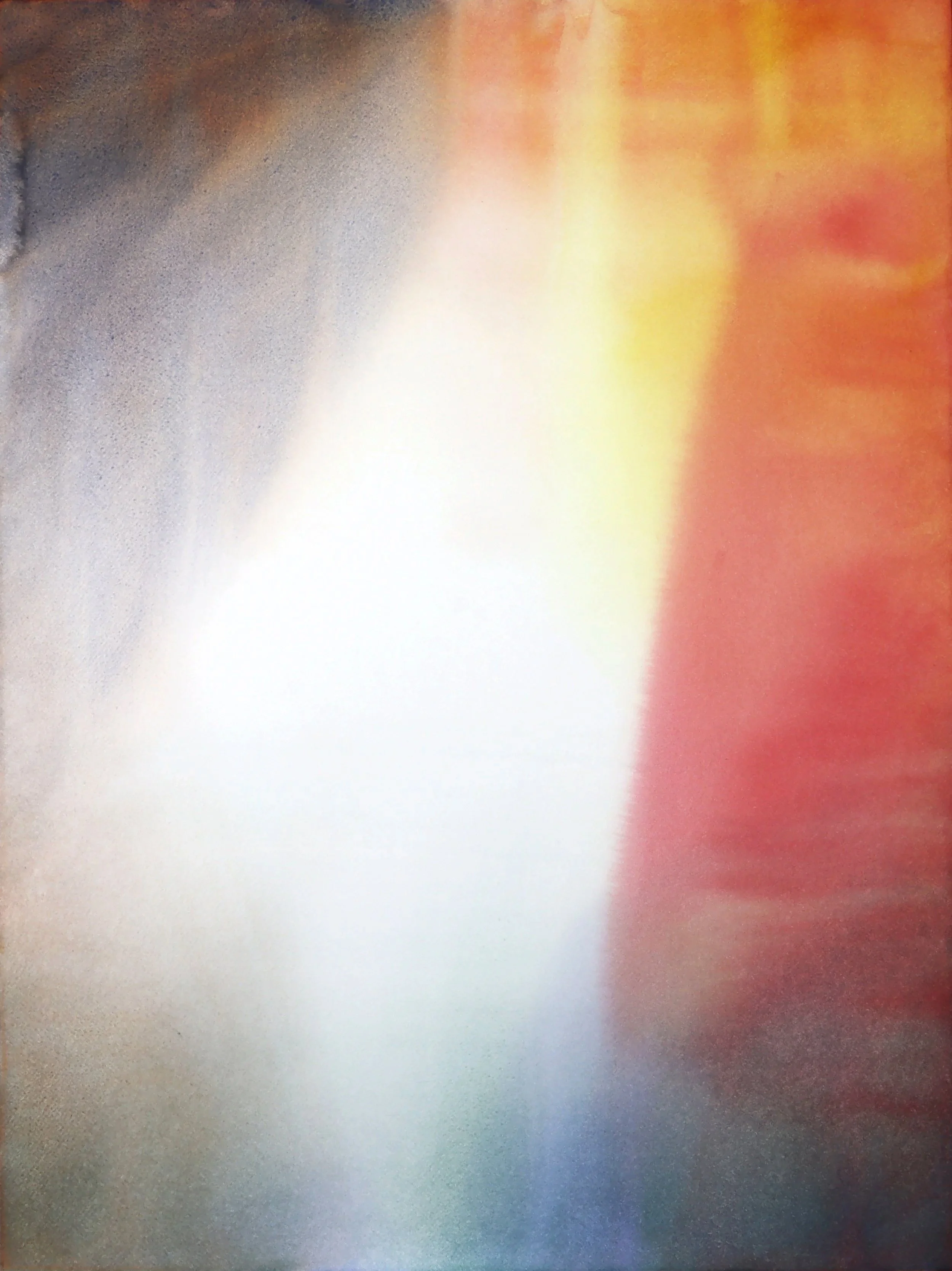 Back Flash No.16,
Watercolour on cotton paper stretched on basswood panel,
60x80 cm,
2025