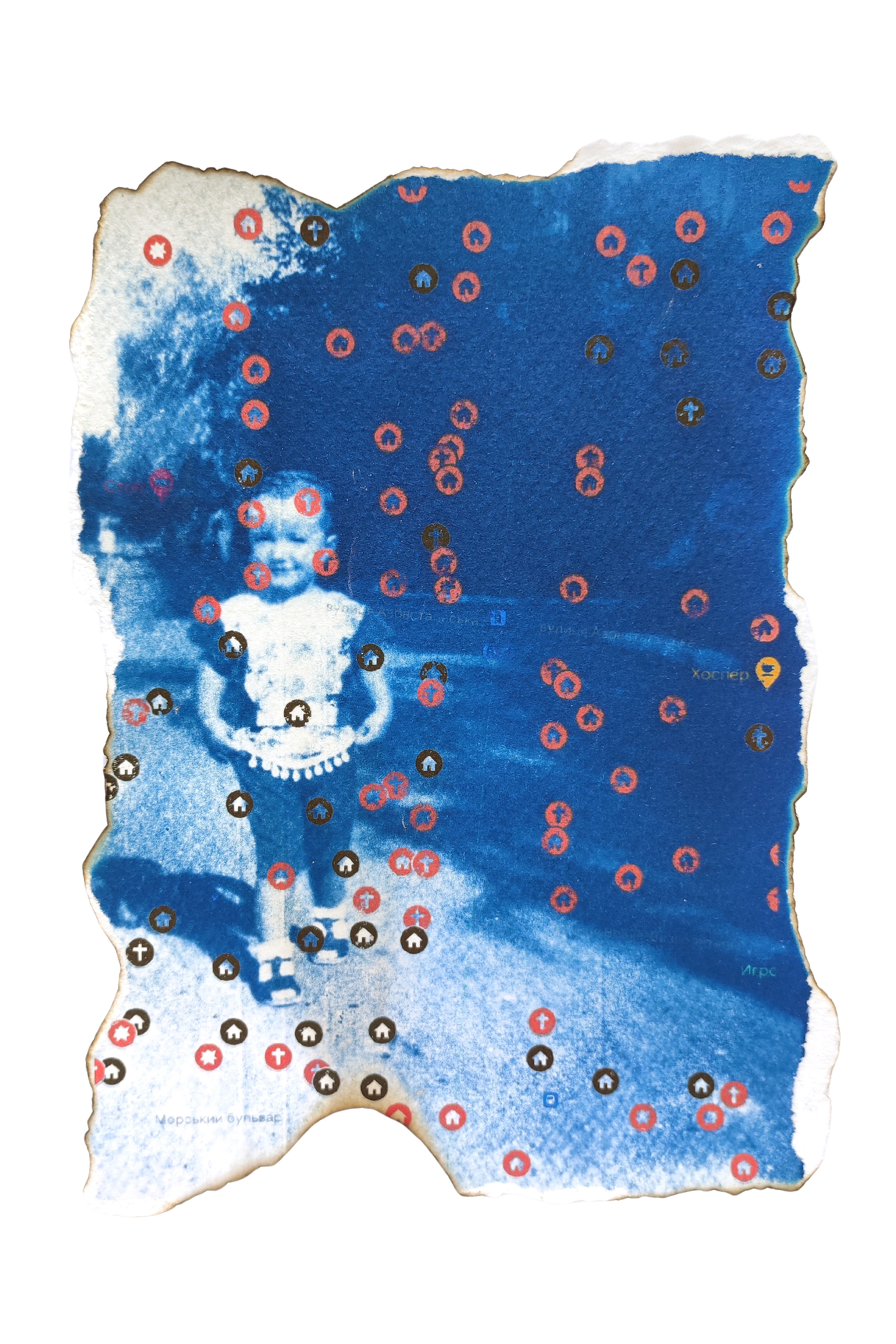 Untitled,
cyanotype on map,
13x18 cm,
2024