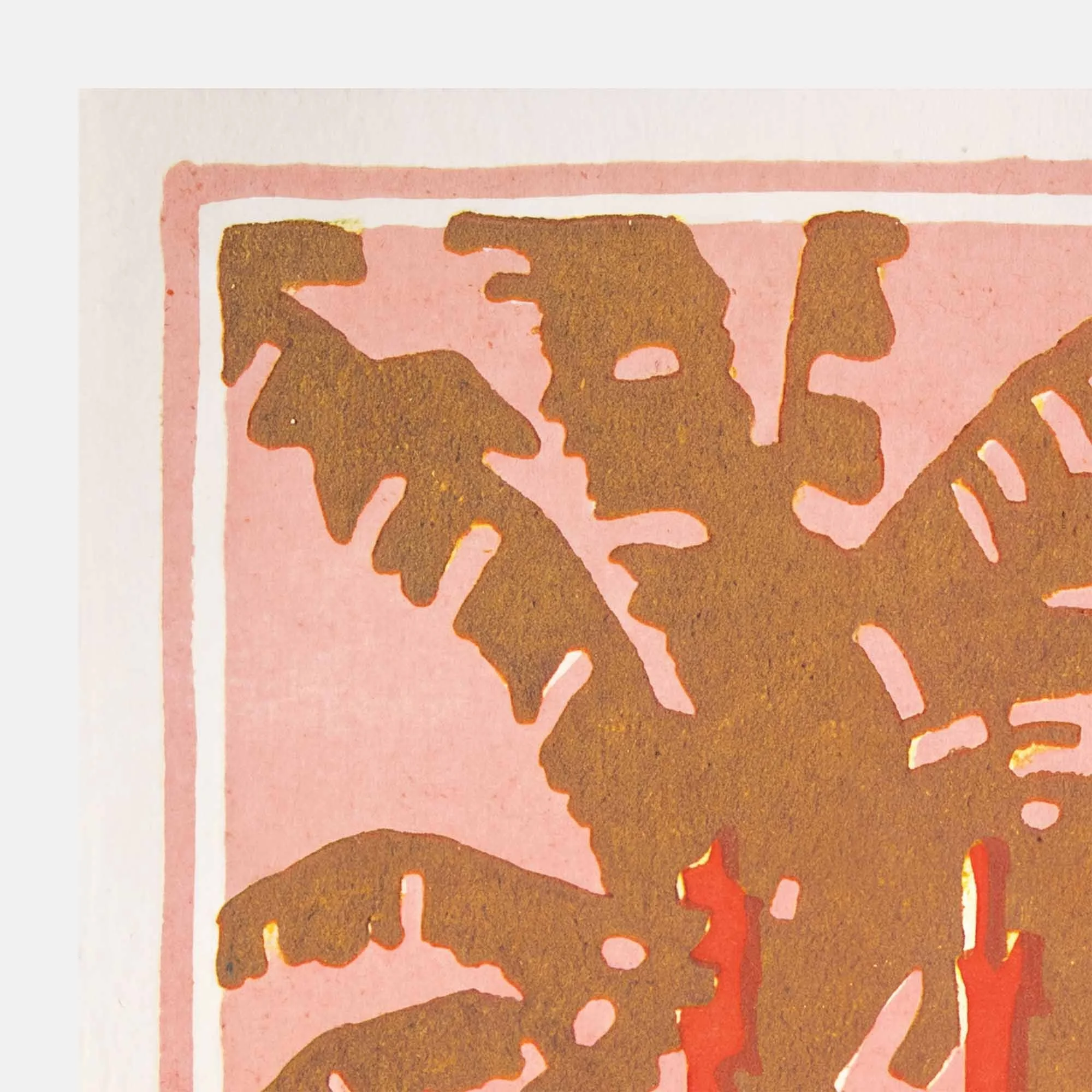 Vintage Fabric Label Art Print | Las Palmas | The Palms | The Print Dispensary | Affordable Wall Art | Unique Art | Edward McKnight Kauffer | Good Mood Art Prints | Midcentury Lithograph