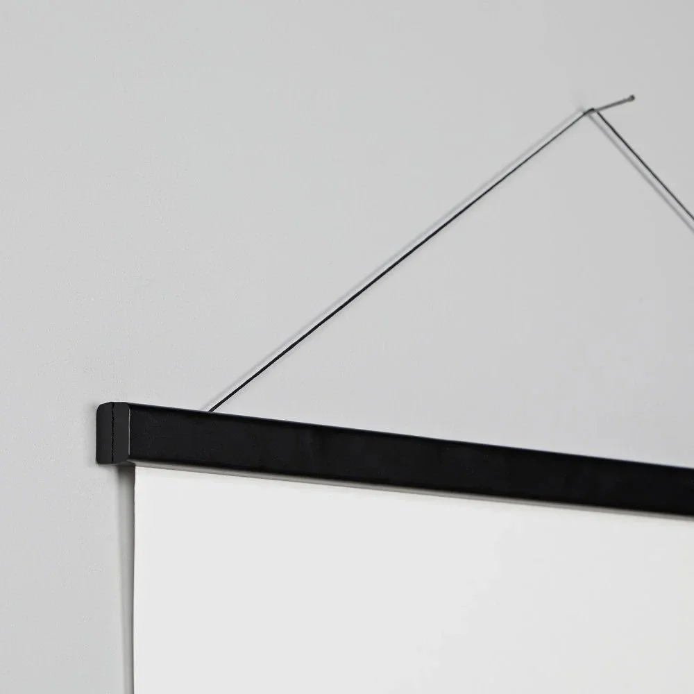 Magnetic Poster Hanger - Black
