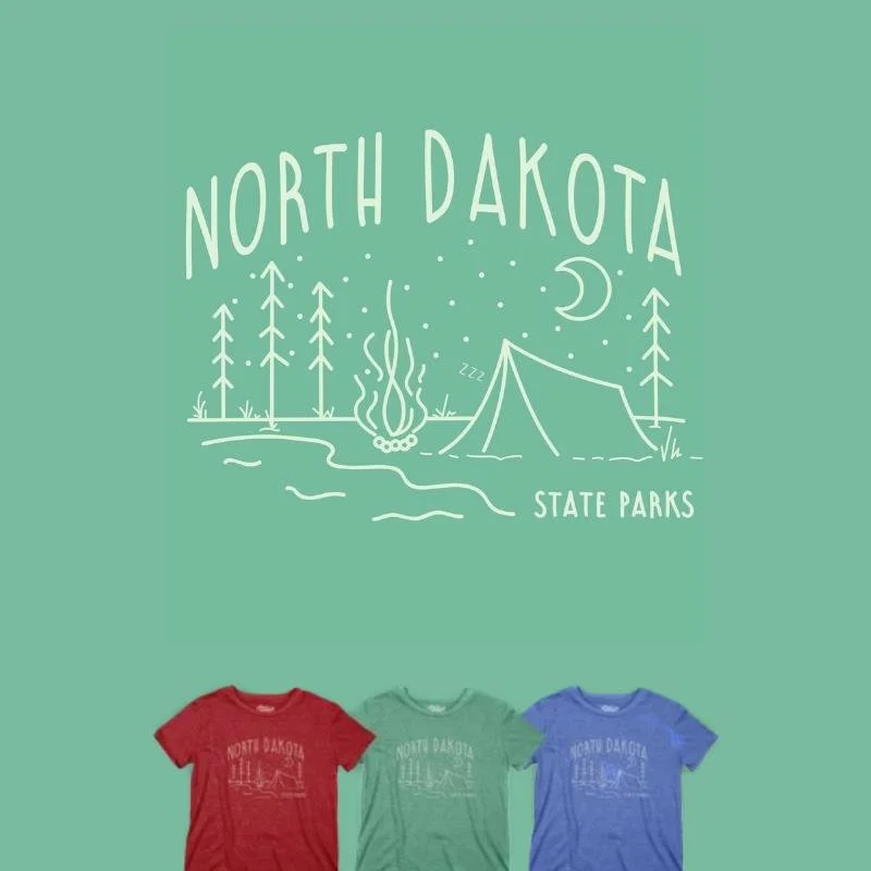 ND State Parks Kids Camp Tee