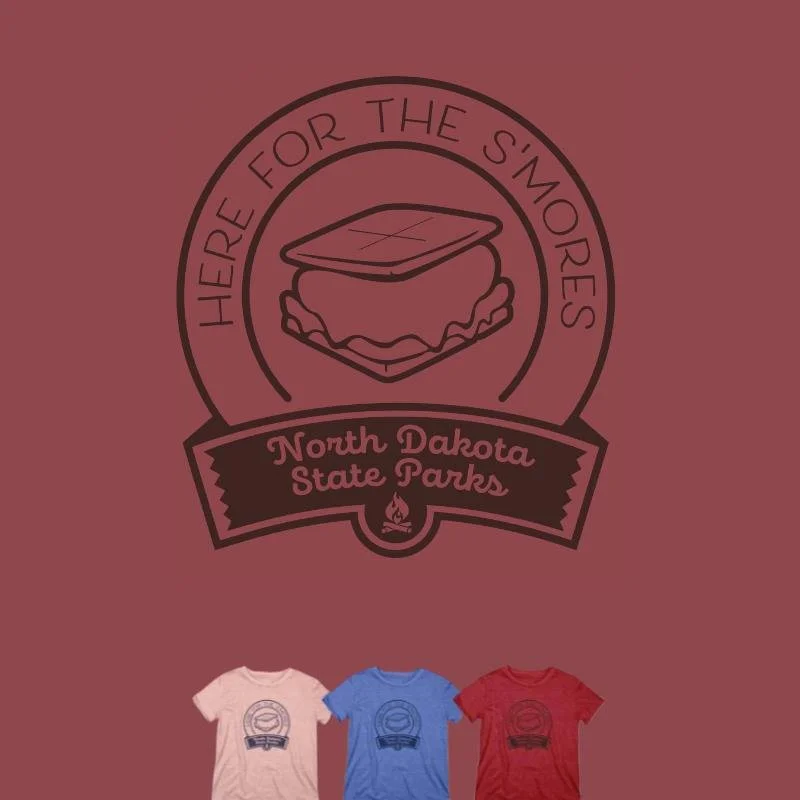 Here for the S'mores Youth Tee