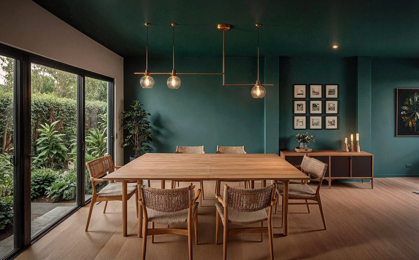 𝐂𝐨𝐜𝐢𝐧𝐚 𝐲 𝐜𝐨𝐦𝐞𝐝𝐨𝐫 𝐝𝐞𝐥 𝐩𝐫𝐨𝐲𝐞𝐜𝐭𝐨 𝐕𝐞𝐫𝐝𝐞 𝐇𝐨𝐫𝐢𝐳𝐨𝐧𝐭𝐞 (Nari&ntilde;o, Colombia)

En Verde Horizonte, la cocina y el comedor dialogan en un mismo lenguaje: el de la madera viva, los colores profundos y la luz que se posa