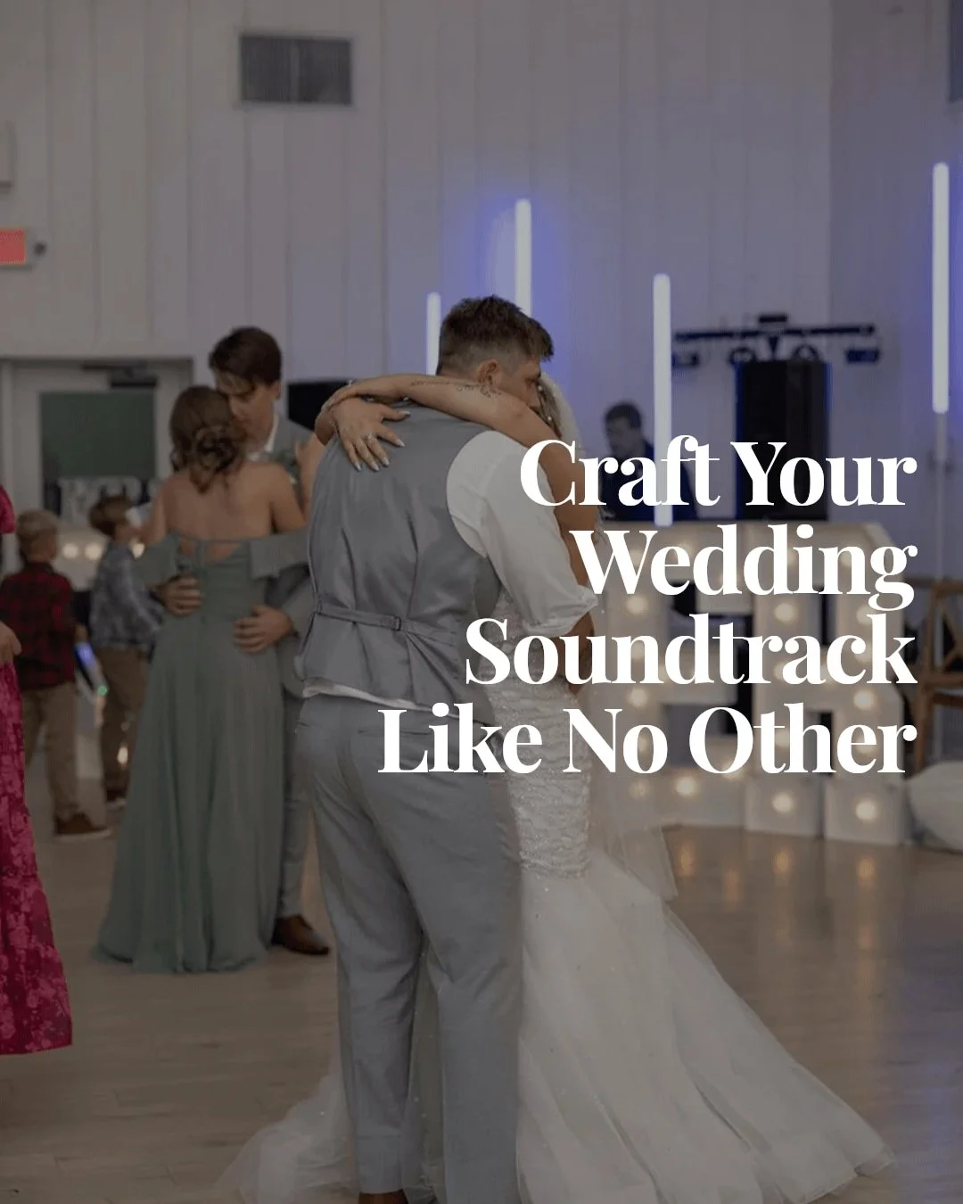 Your wedding entertainment should be as unique as your love story.

At Three Voice Productions, we craft every playlist, every announcement, and every moment to reflect what makes your story together special. From the songs that sparked your first da