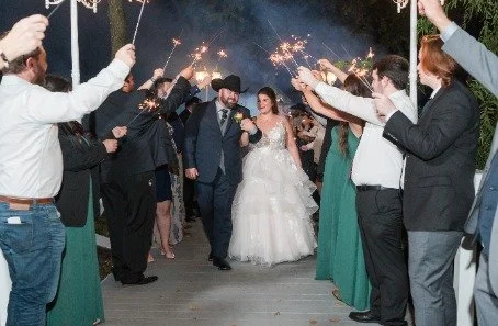 Delivering a flawless, stress-free celebration as your Emcee and DJ so you can simply be guests at your own party and enjoy this beautiful exit is our greatest honor! 🎧 🎤

#dallasweddingdj #dfwweddings #weddingdjs