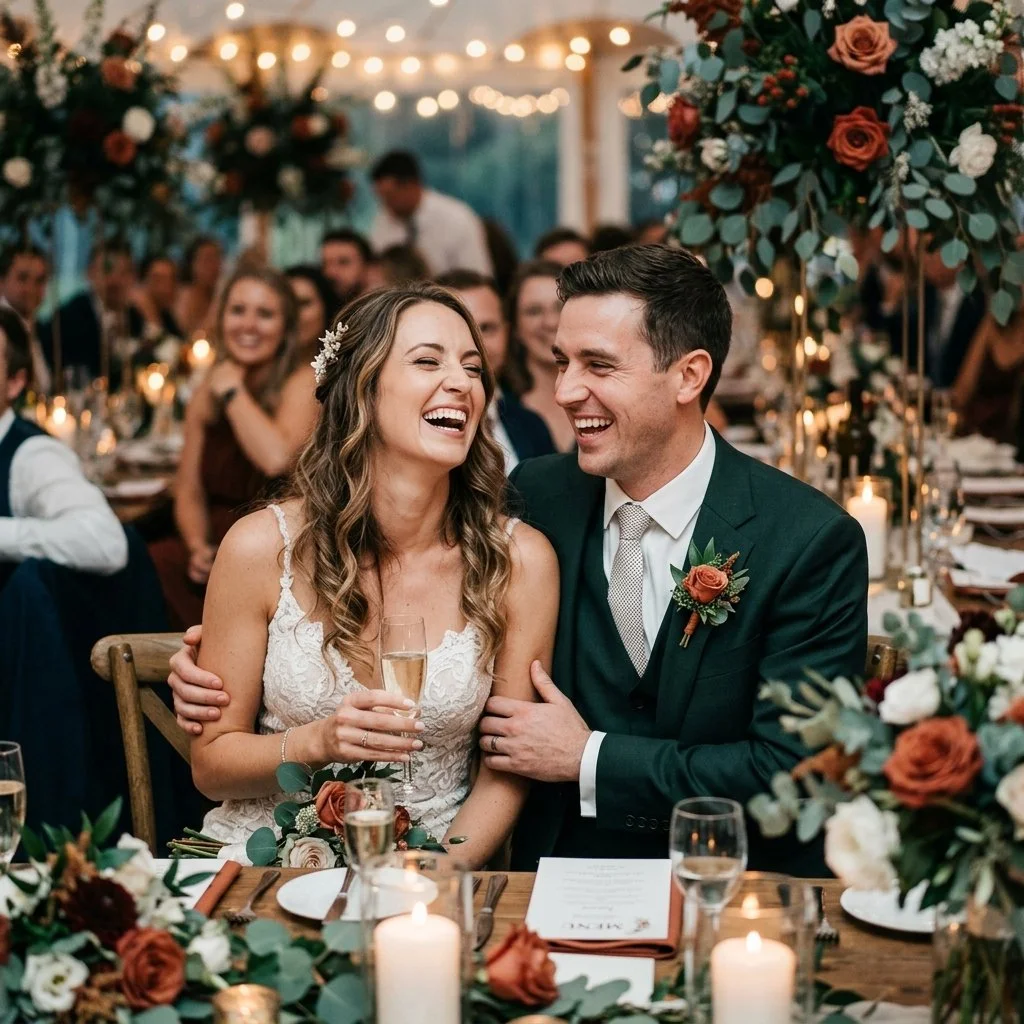 True peace of mind begins months before your first dance.

Our integrated planning app guides you from the 1st meeting to the last song.

Custom timelines (minute-by-minute flow)
Music curation (your exact preferences)
Expert Emcee and DJ hosting (se