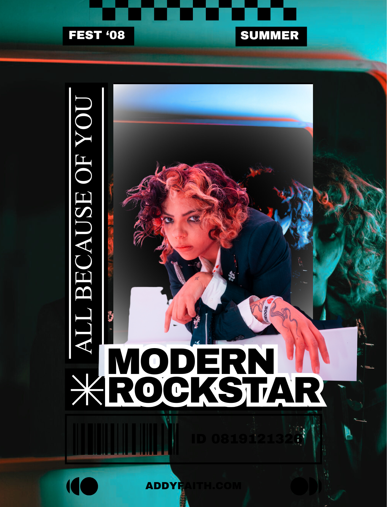 Festival ID Badge- all because of you