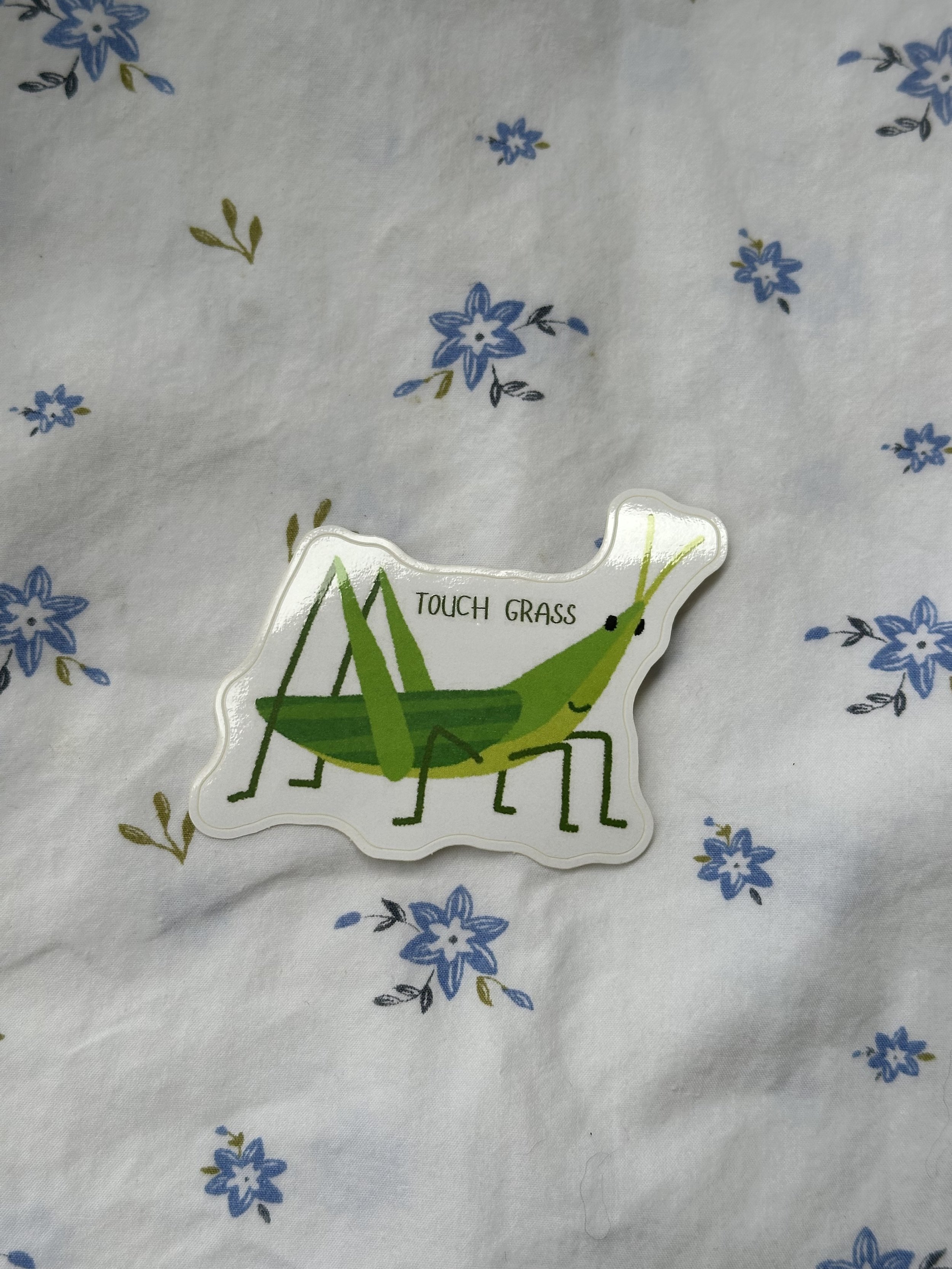 Touch Grass Sticker