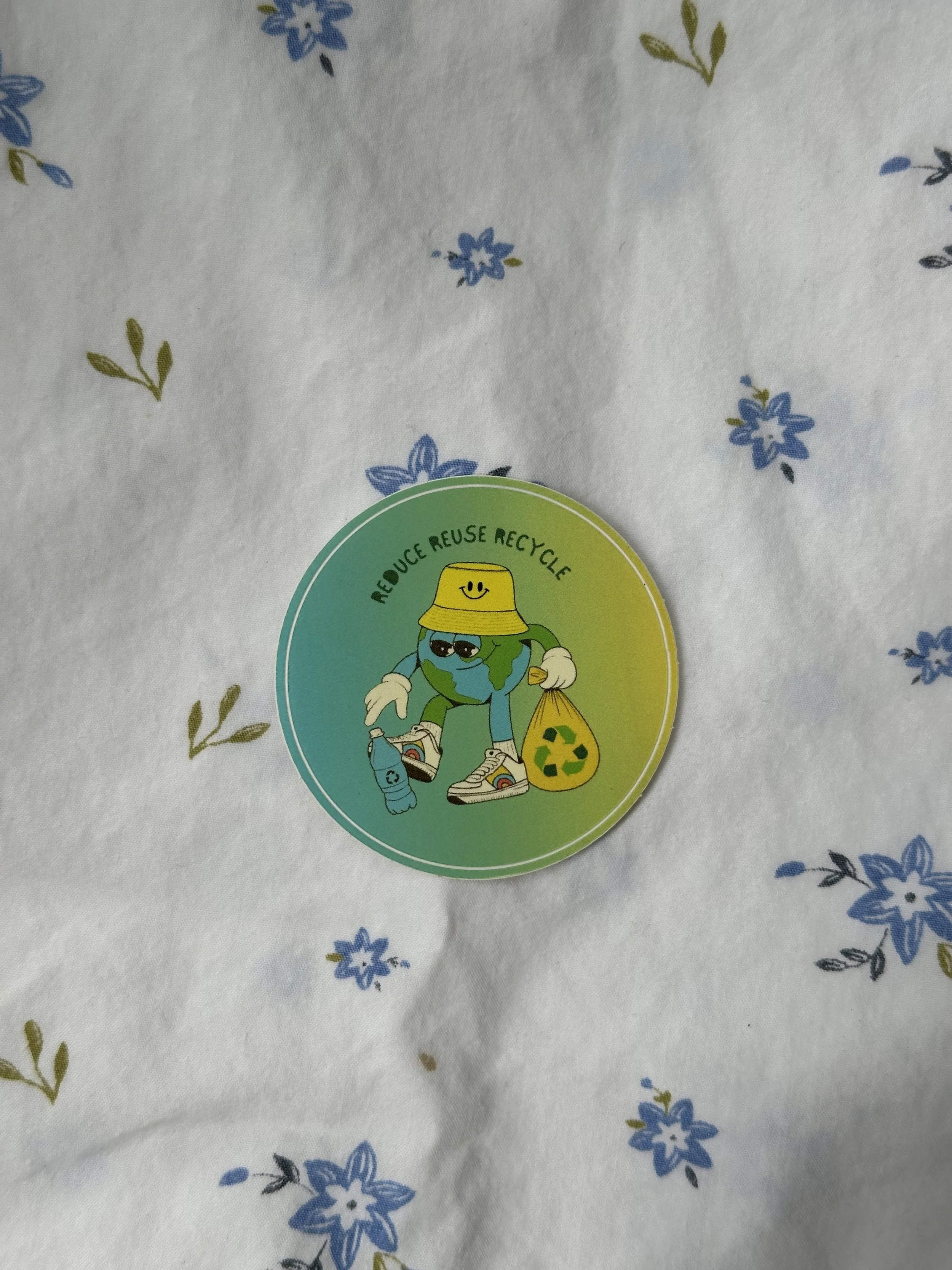 Reduce Reuse Recycle Sticker