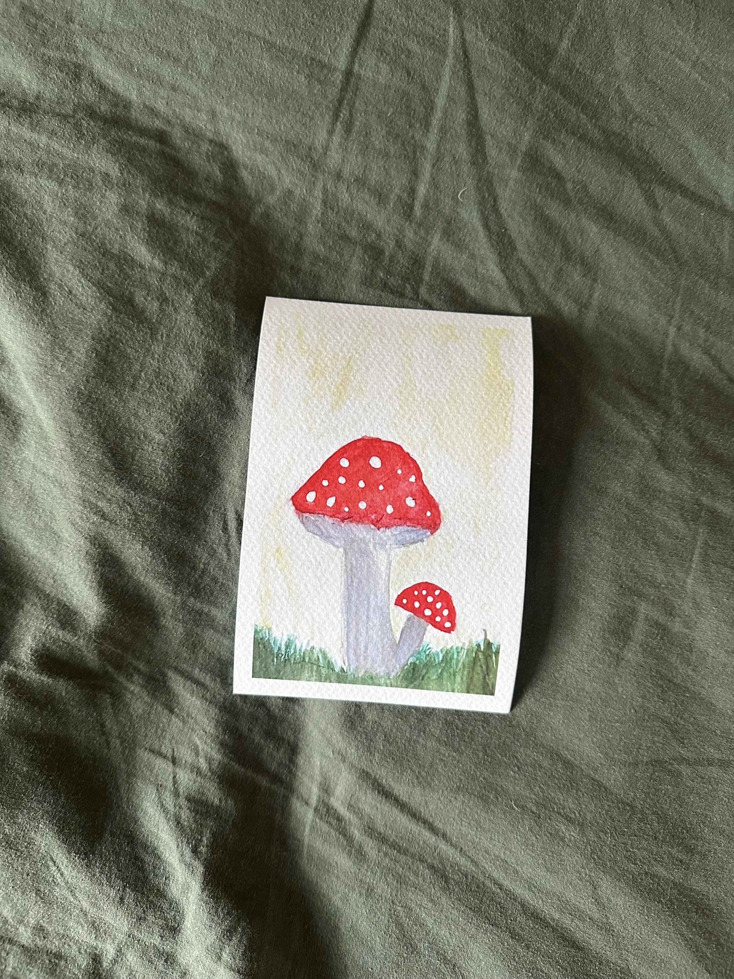 Mushroom Watercolor Print