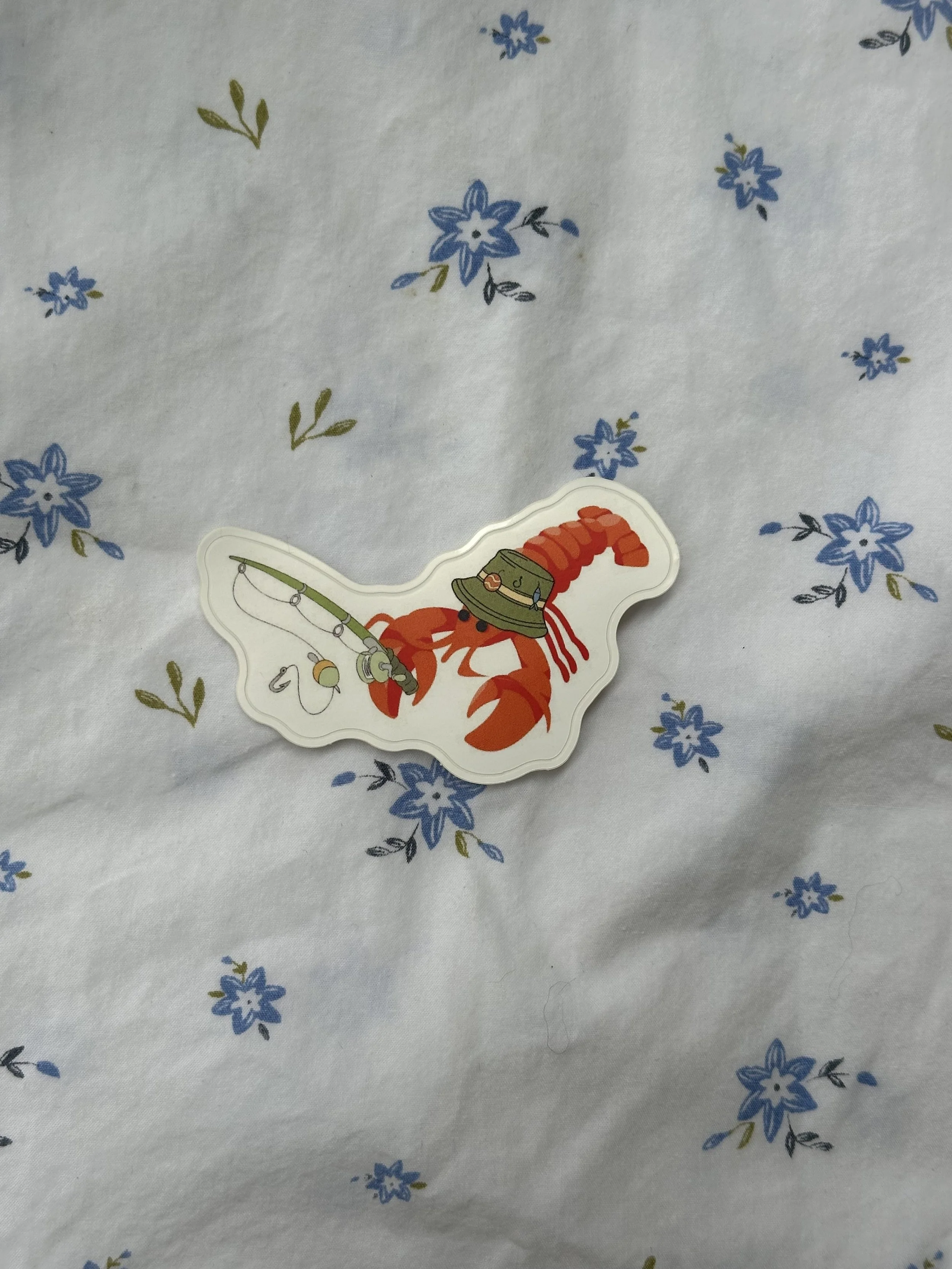 Fisherman Lobster Sticker