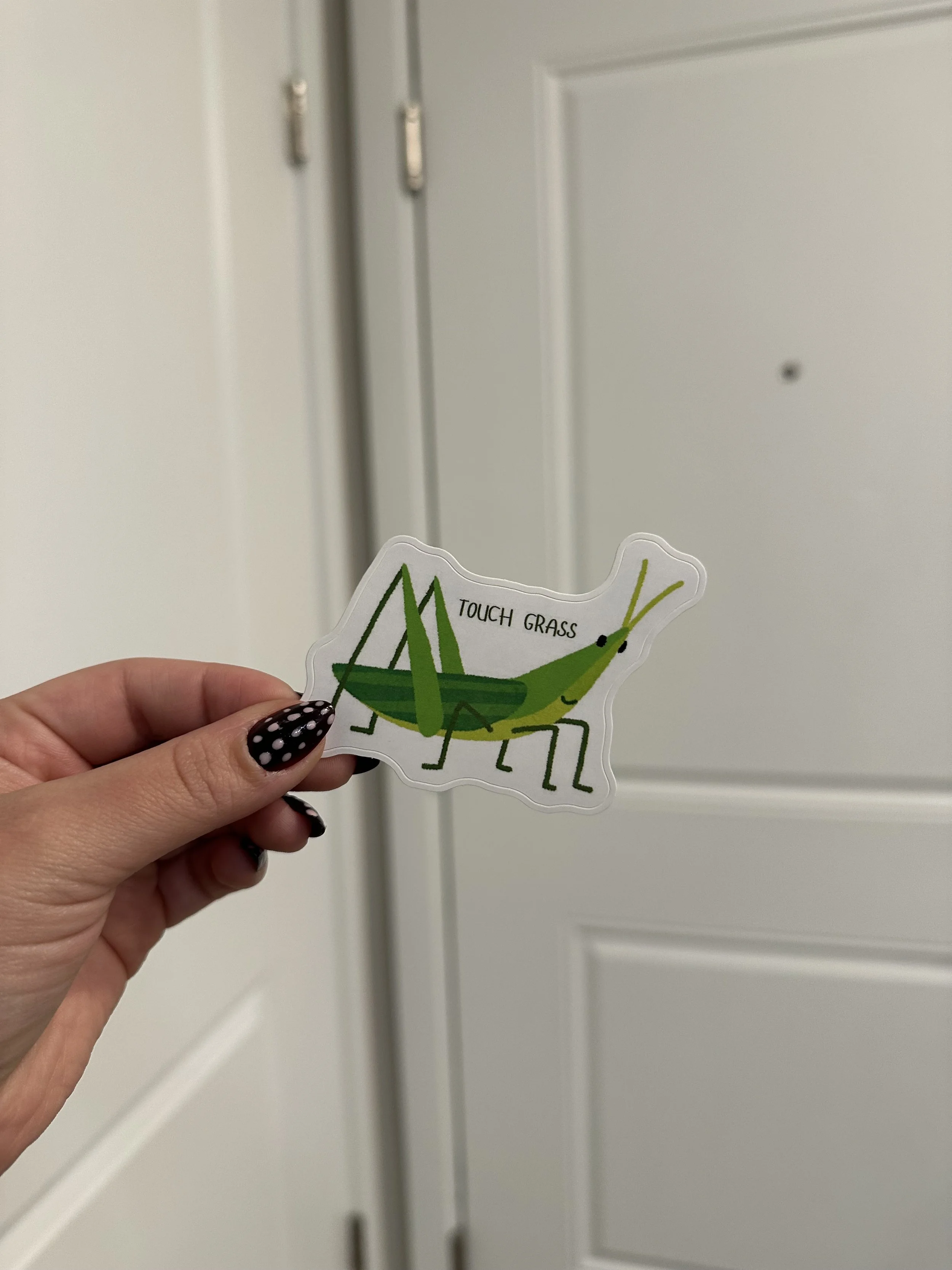 Touch Grass Sticker