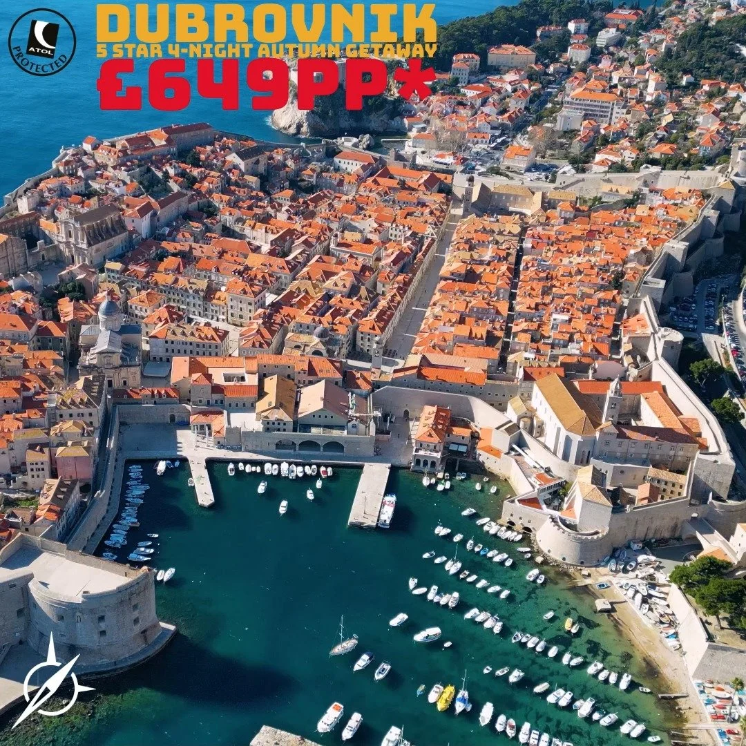 🌊✨ Escape to the Adriatic! ✨🌊

Treat yourself to 4 nights in stunning Dubrovnik, Cavtat 🇭🇷 staying at a gorgeous 5-star spa hotel perched upon a cliff-top for the most stunning views 🌴.

🍽 Half board
✈️ Flights included
🚗 Private transfers str