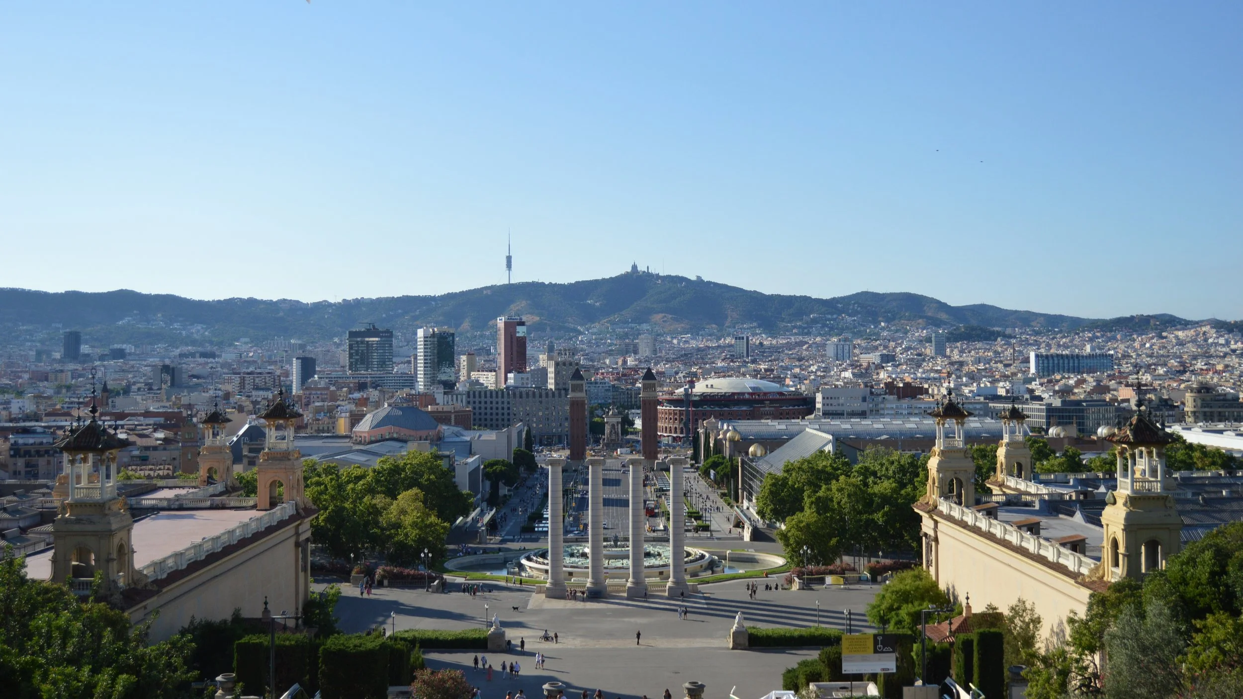 Panorámica desde Montjuic