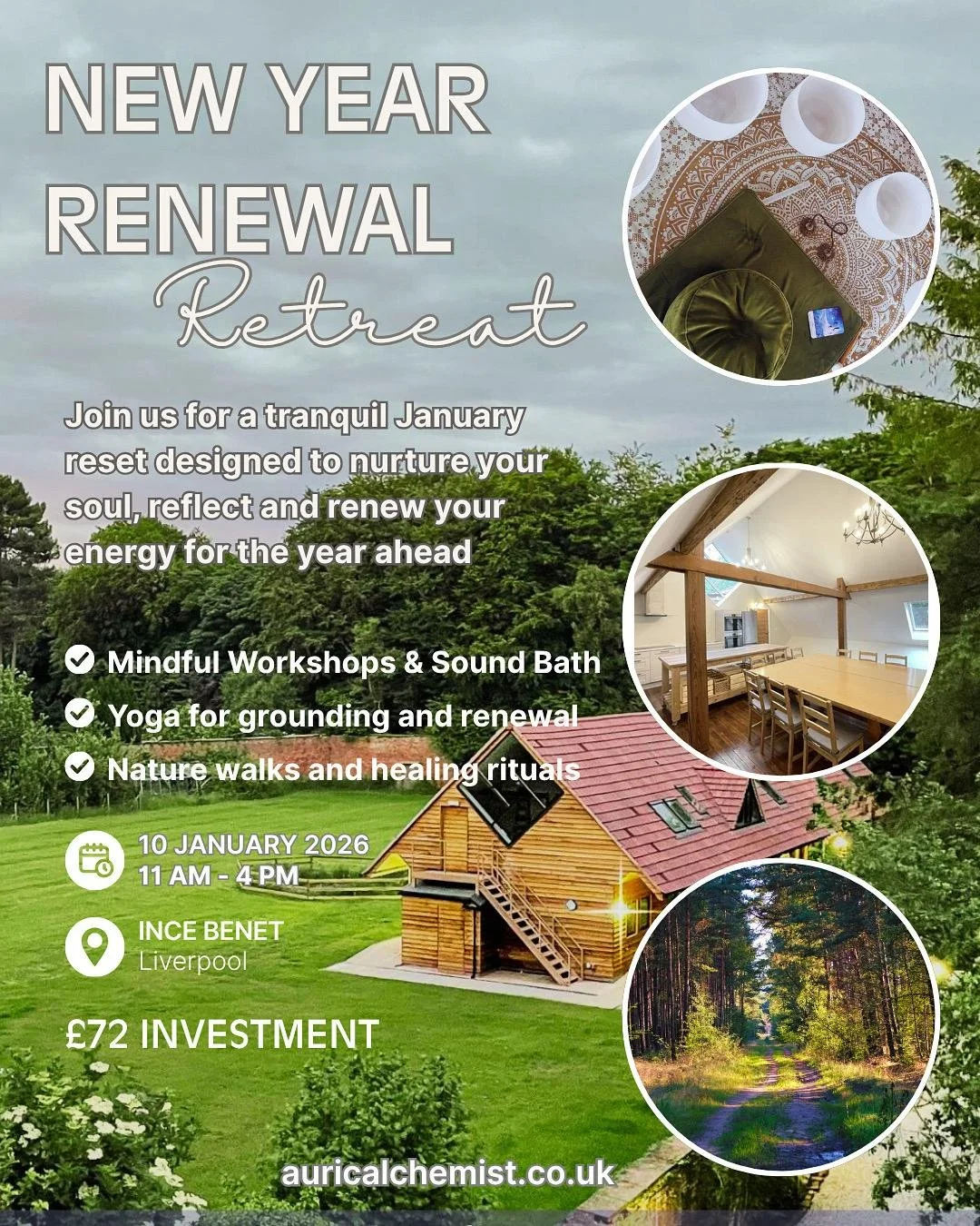 New Year Renewal Retreat Flyer