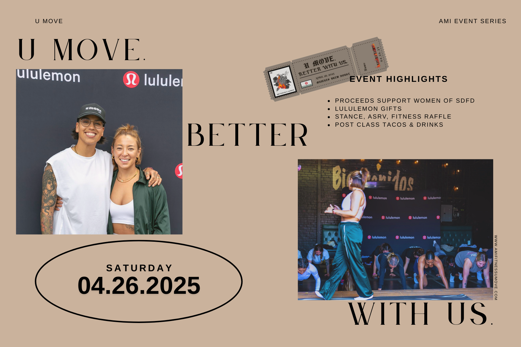 U MOVE. Better with Us.
