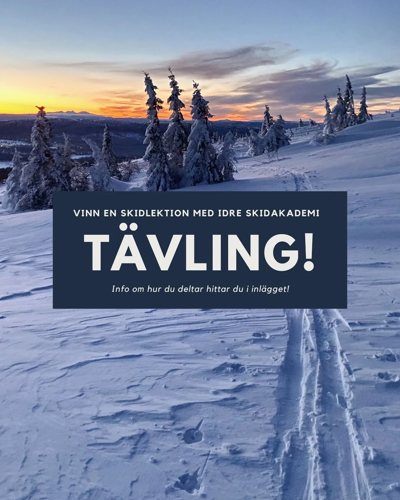 ❌❌T&auml;vlingen avslutad❌❌

Stort grattis @andersjohnsson vinnare av 90 minuters privatlektion!🥳

❄️VINN EN SKIDLEKTION❄️

Nu har du en unik chans att vinna en skidlektion och m&ouml;jligheten att utveckla din l&auml;ngdskid&aring;kning helt utifr&