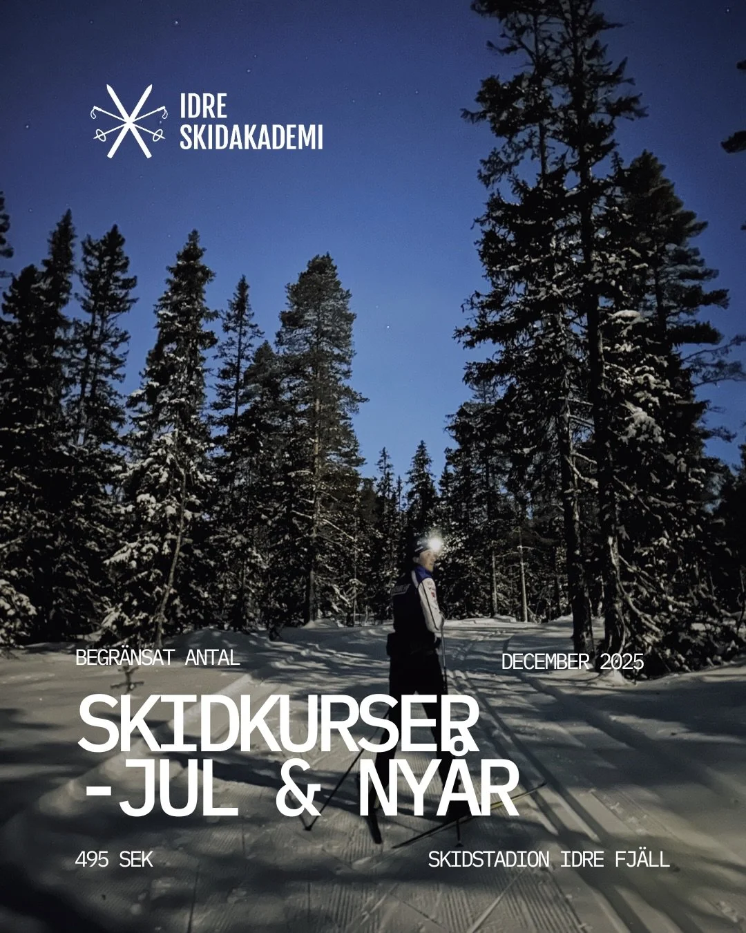 L&auml;ngdskidkurser under jul &amp; ny&aring;r❄️✨

Dessa kurser &auml;r anpassade efter nyb&ouml;rjare och dig som vill l&auml;ra dig grunderna. Kanske &auml;r du sj&auml;lvl&auml;rd och har hasat fram i sp&aring;ret efter b&auml;sta f&ouml;rm&aring